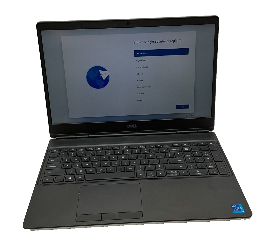 DELL Precision 7560 i7-11850H 2.50g 32GB 1TB T1200 15.6″ WIN11 LAPTOP 5VGD2J3 C