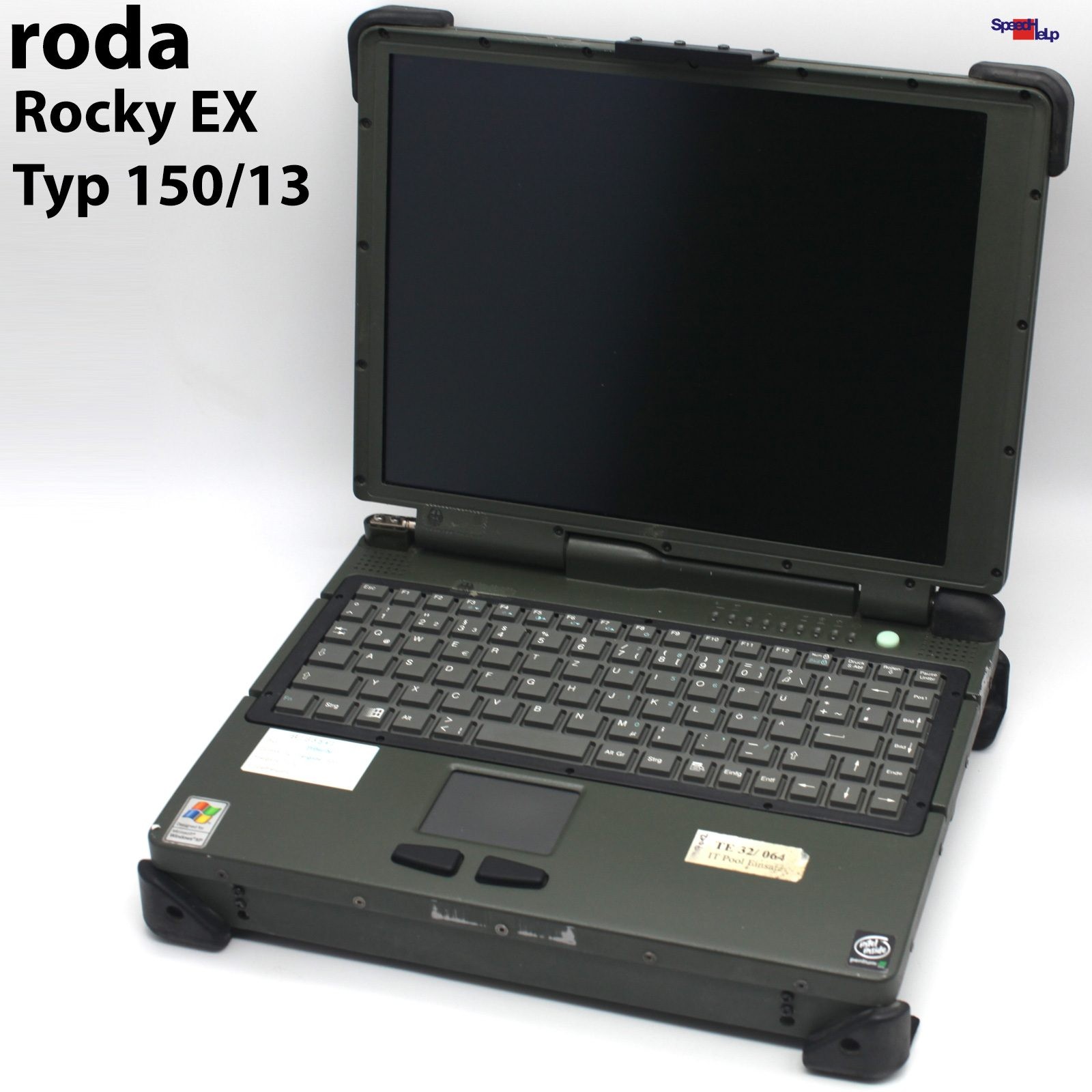 Roda Rocky EX Typ 150/13 DVI Laptop Notebook 13,3in Pentium III IP 54