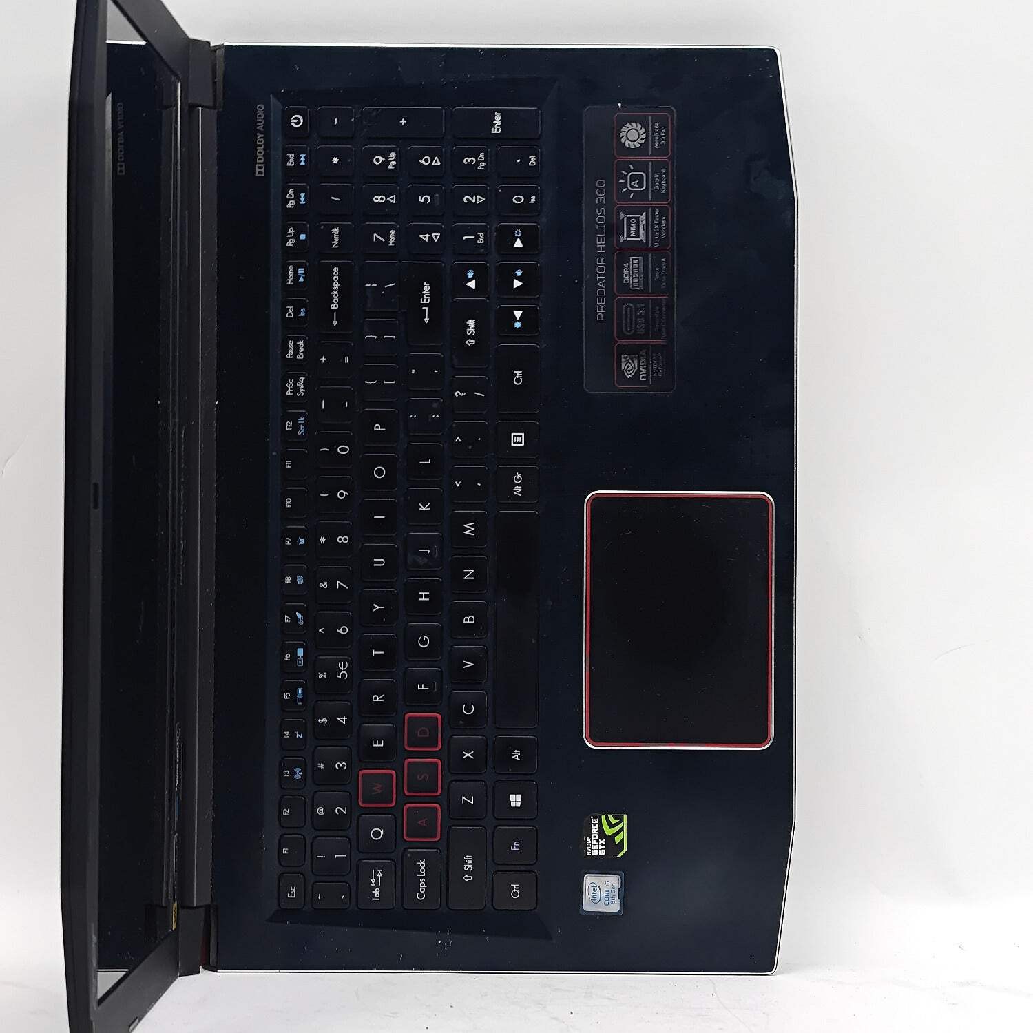 Broken Acer Predator Helios 300 PH315-51 i5-8300H 8GB RAM 256GB SSD GTX 1050 Ti