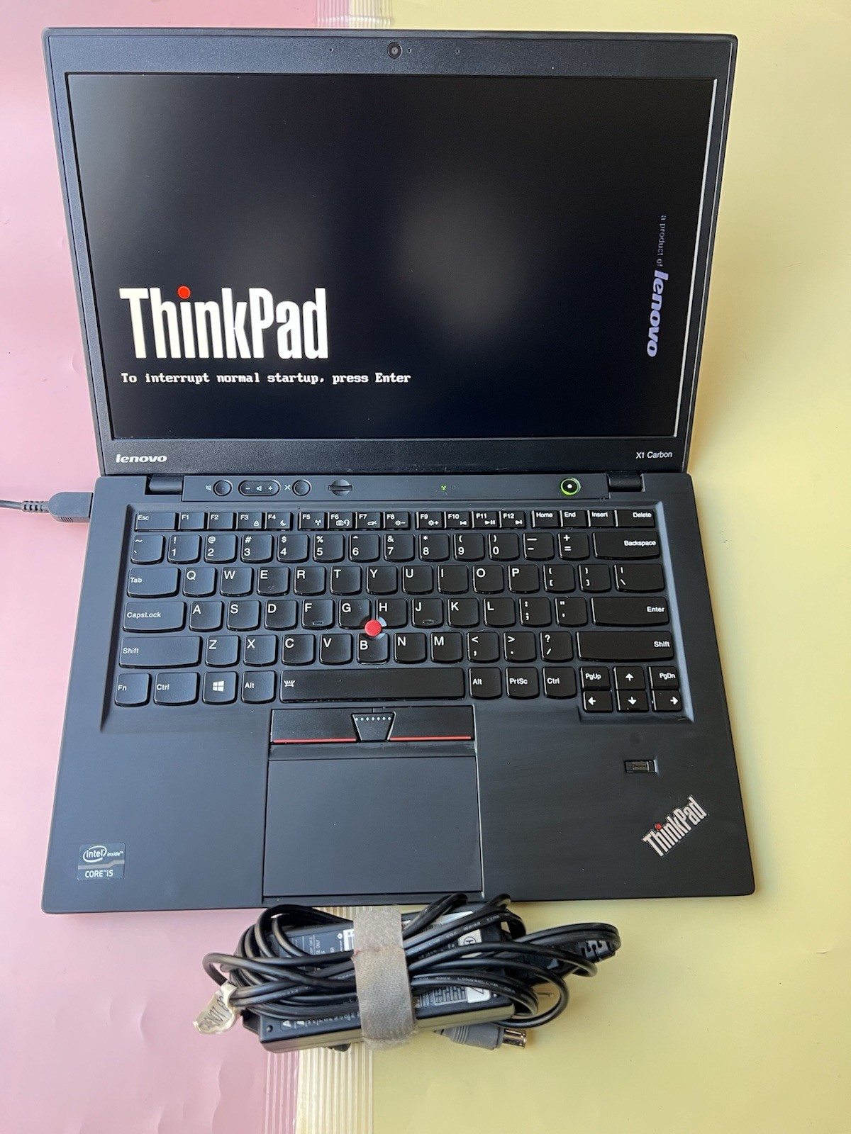 LenovoThinkPad X1 Carbon Core i5-3317U 128GB SSD 4GB RAM BACKLIT WEBCAM 1600X900