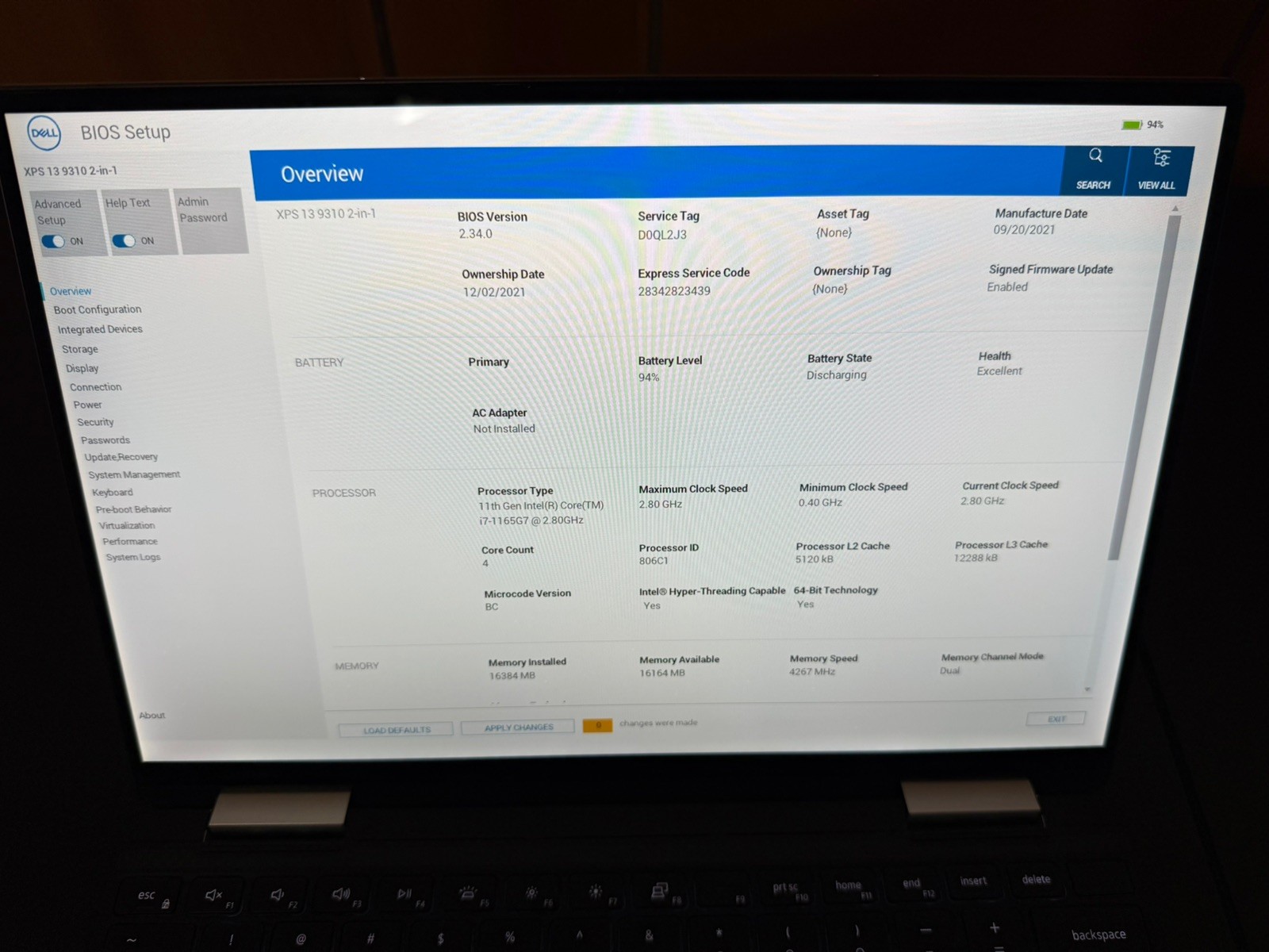 Dell XPS 13 9310 2-in1, i7-1270P, 16GB, 512GB, Win 11 Pro, Great, Touchscreen