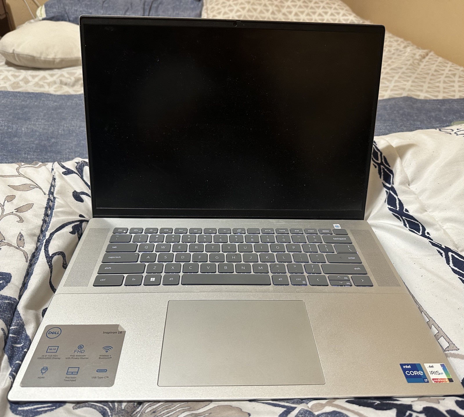 Dell Inspiron 16 5620 Laptop Intel I7-12th Gen, 16GB RAM, 1TB NVMe, Windows 11