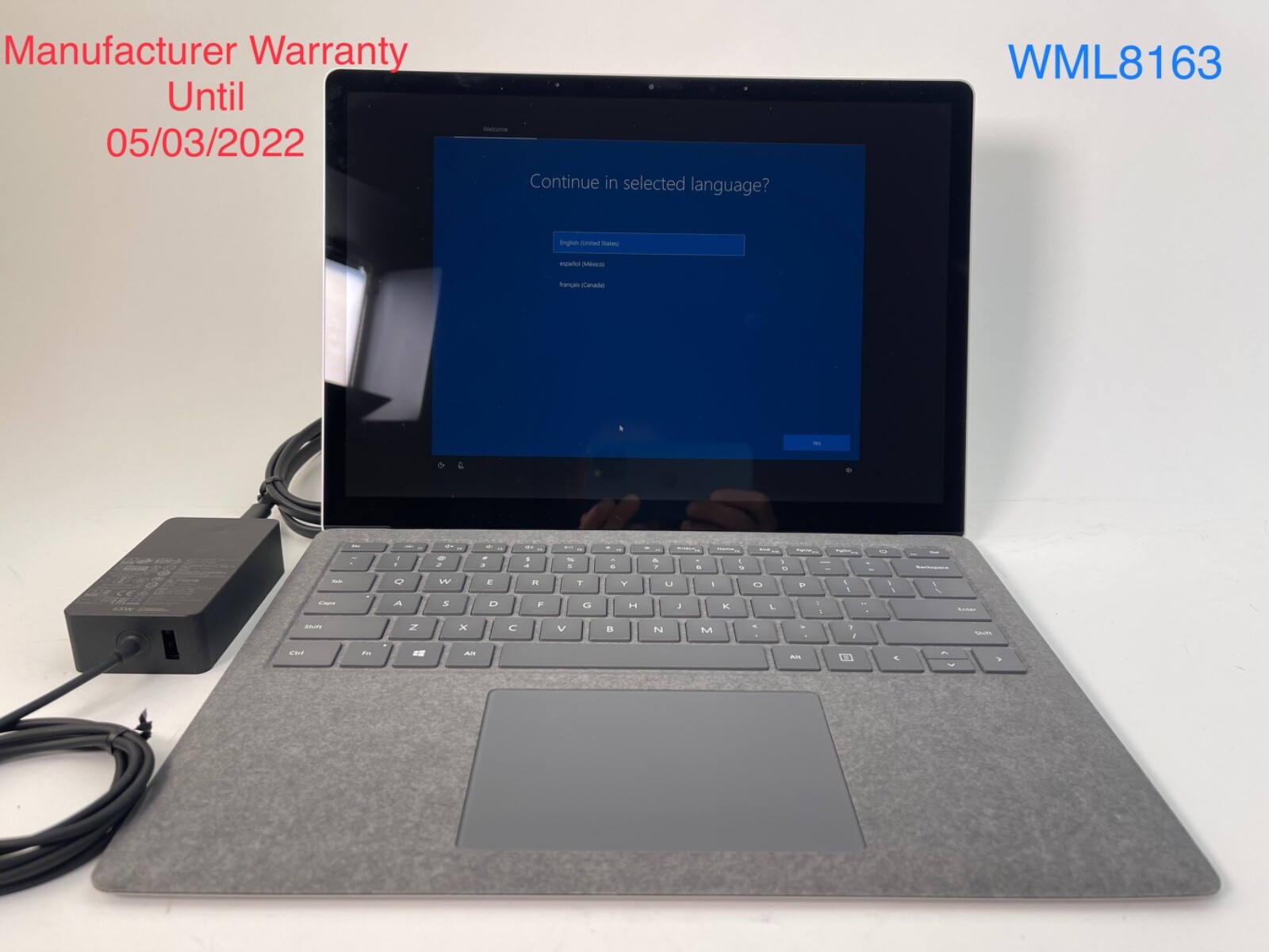 Microsoft Surface Laptop 3, VGY-00001, 13.5″ Touch, i5-1035G7, 8GB, 128GB SSD