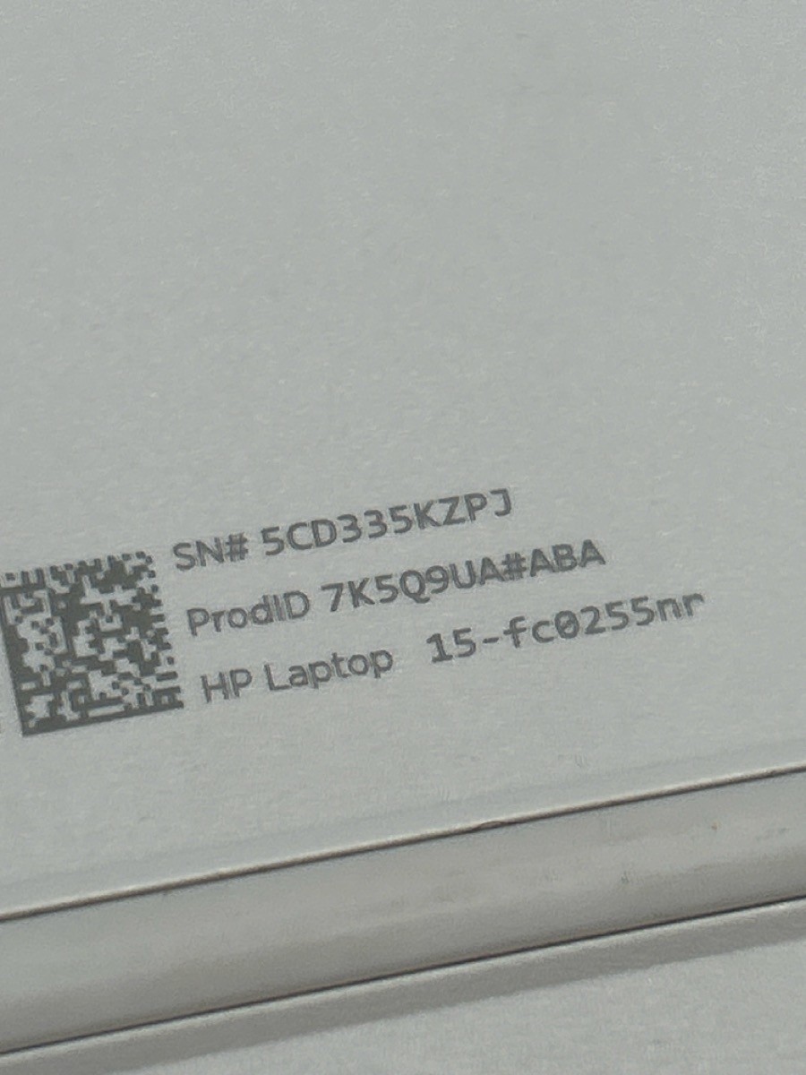 HEWLETT PACKARD 15 -15FC0 (P28020142)
