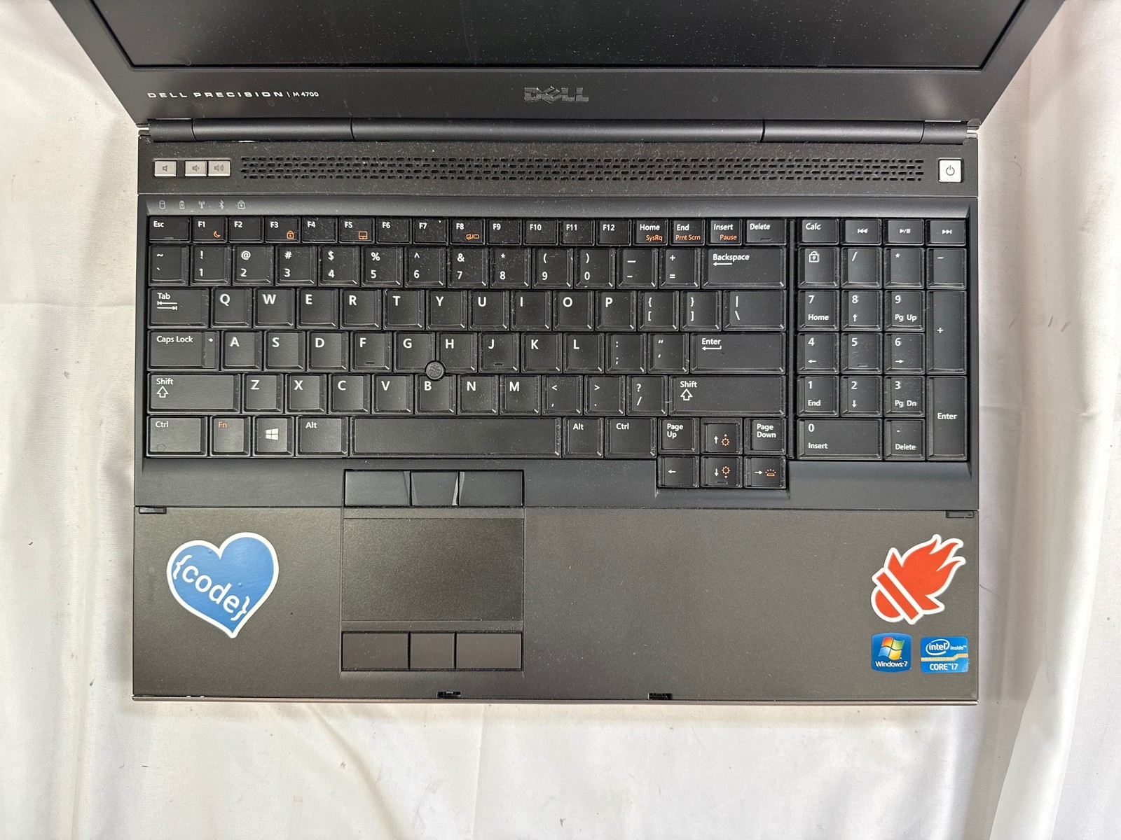 Dell Precision M4700 i7-3740QM 2.7GHz 8 GB No Drive 15.6″ FOR PARTS/REPAIR