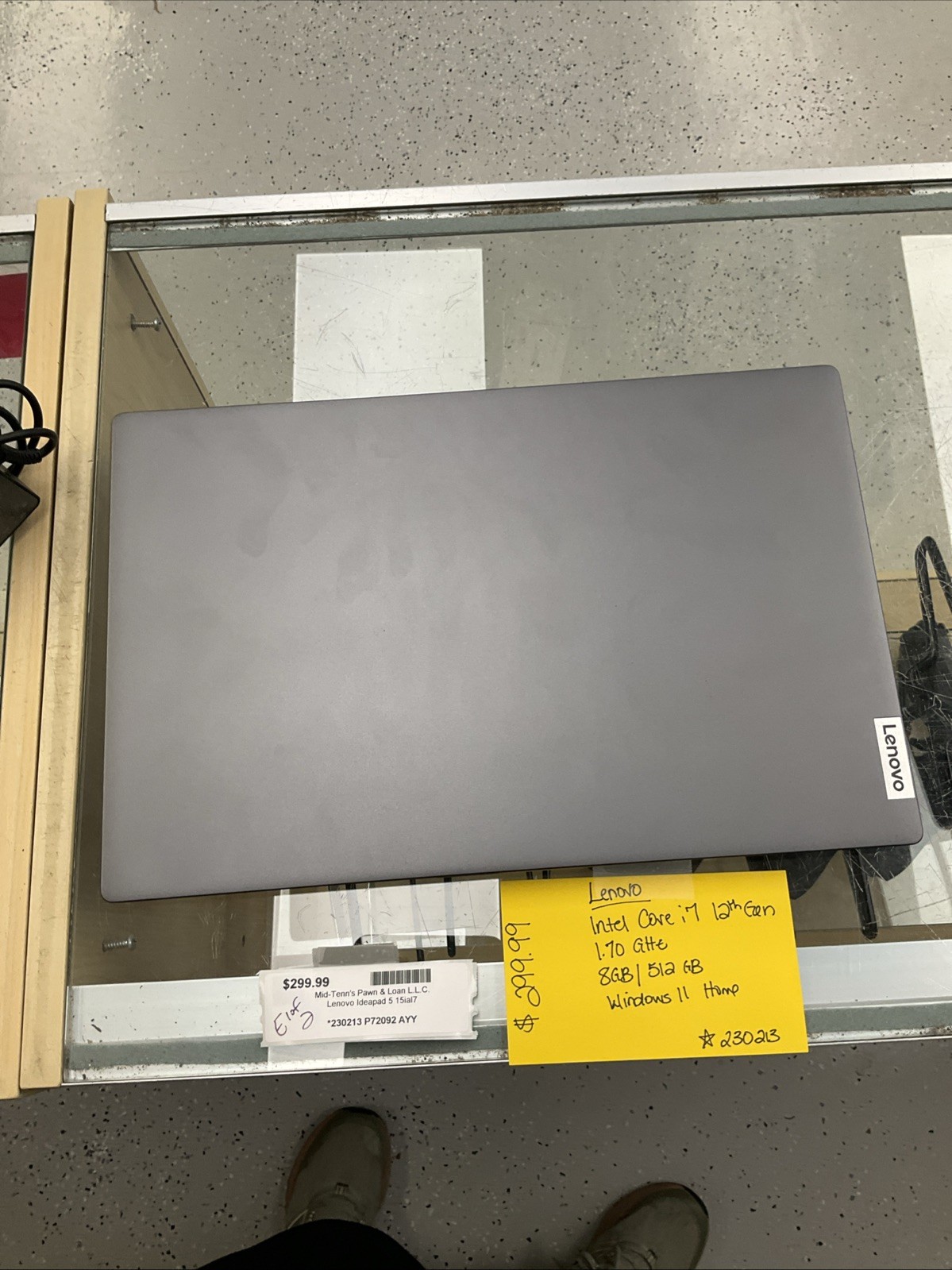 Lenovo IdeaPad 5 15IAL7 15.6″ (512GB SSD, i7-1255U, 1.70GHz, 8GB RAM) 230213