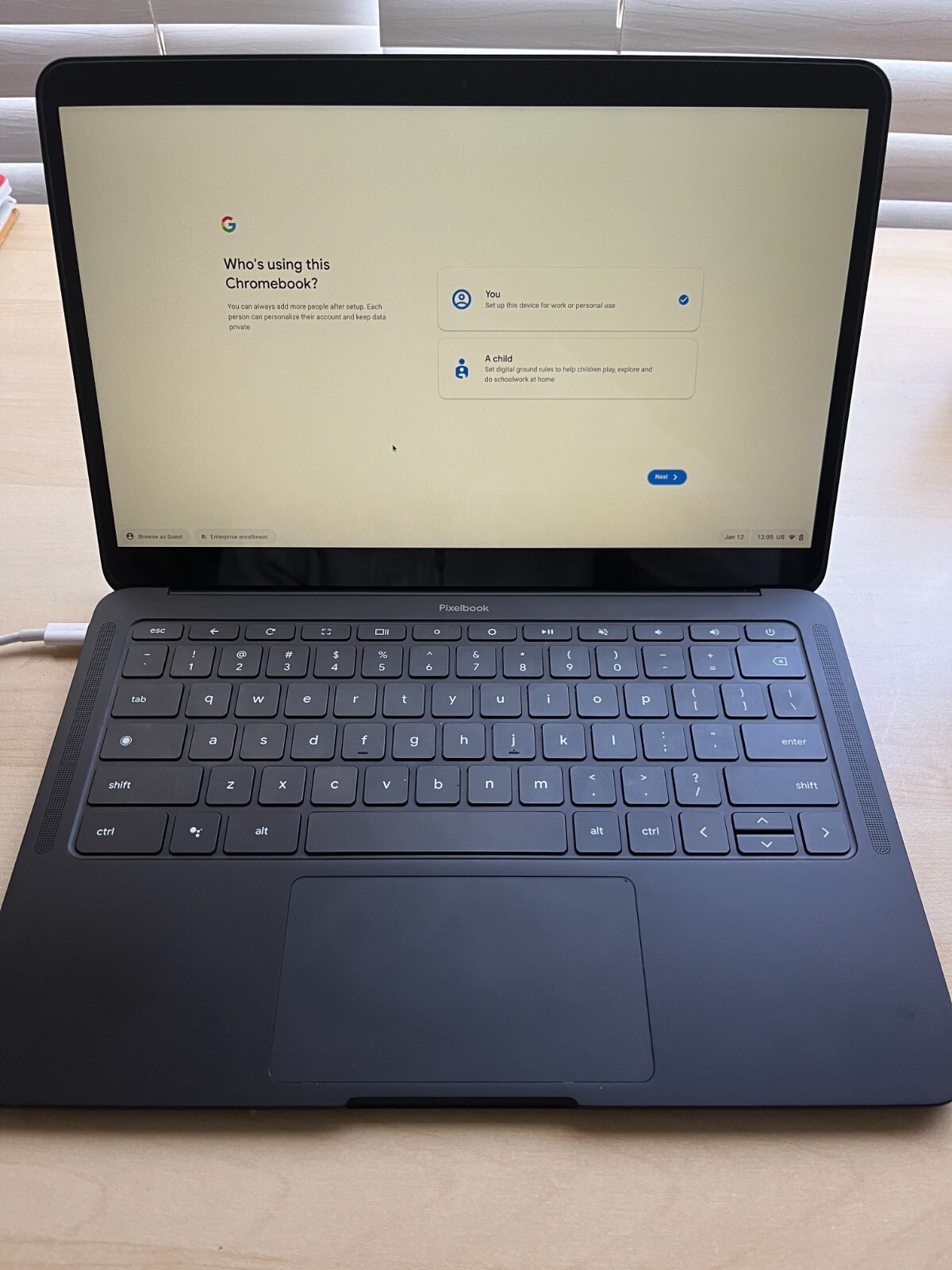 pixelbook go-8th Ge intel core i5-16GB RAM-13.3 inch táctil full HD/4K-128GB SSD