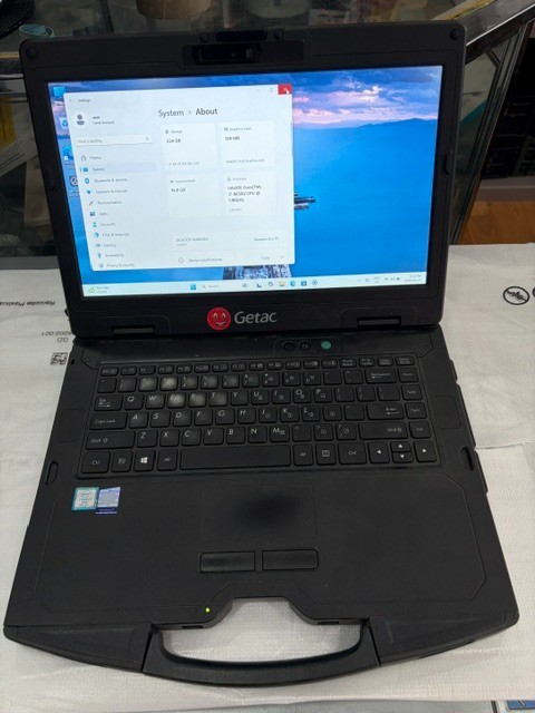 Getac S410 14″ i7-8650U 1.9GHz 16GB RAM 256 SSD Laptop