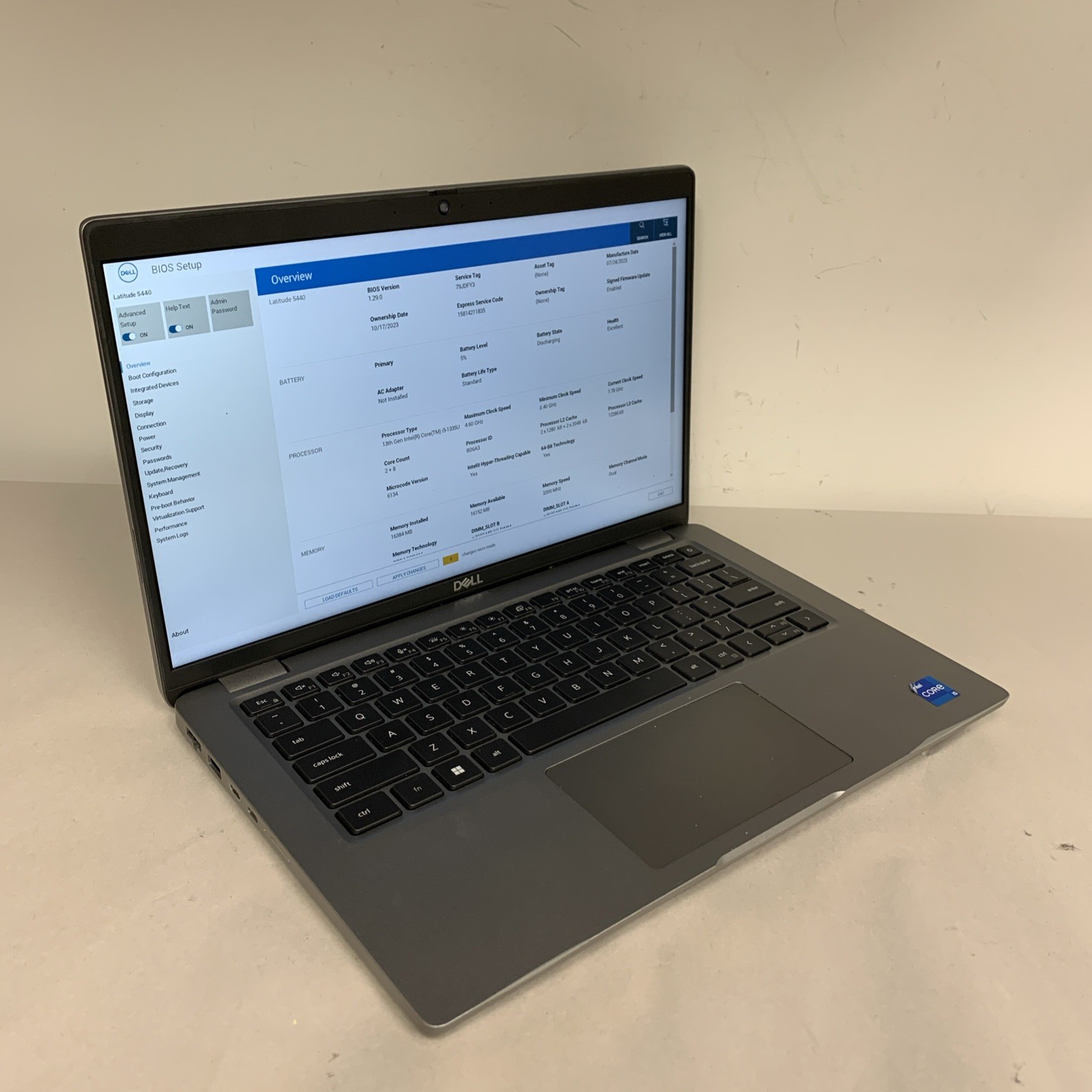 Dell Latitude 5440 14″ i5-1335U 16GB RAM NO SSD | READ DESCRIPTION