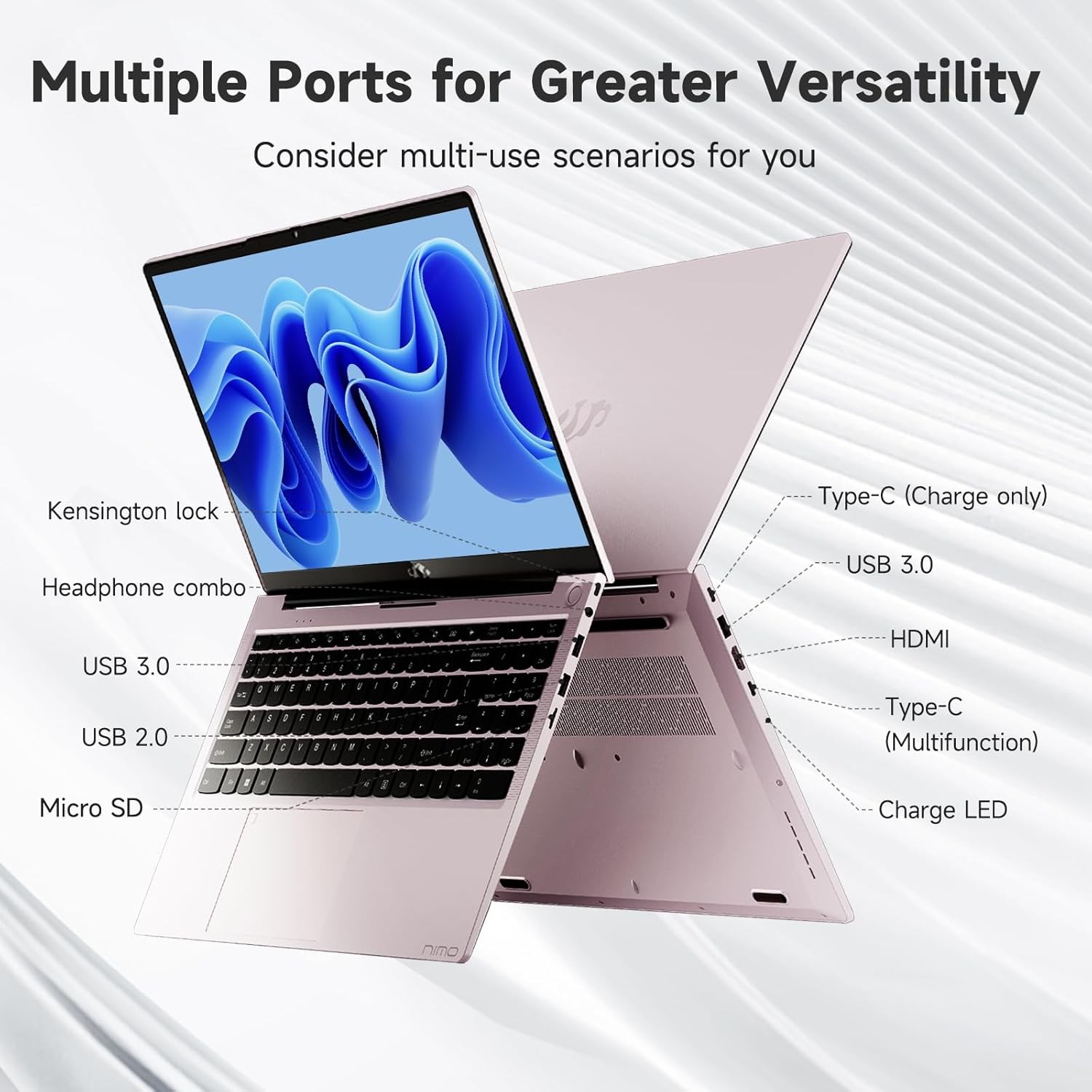 NIMO 15.6″ FHD IPS Laptop Core i3-1215U 8GB RAM 256GB SSD Backlit Keyboard