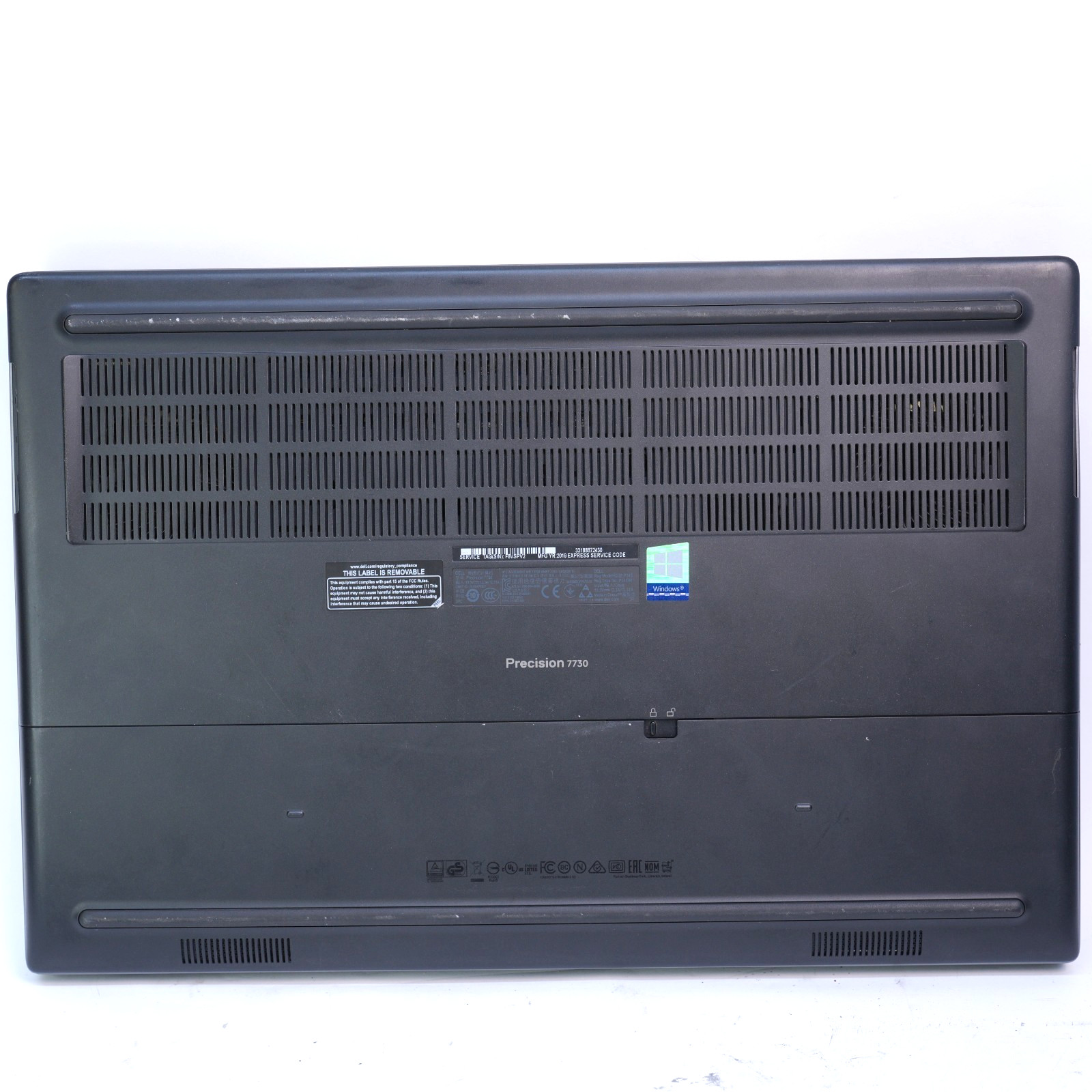Dell Precision 17.3″ 7730 i9-8950HK 32GB RAM,Quadro P4200 8GB !!*READ*!! T12-C8