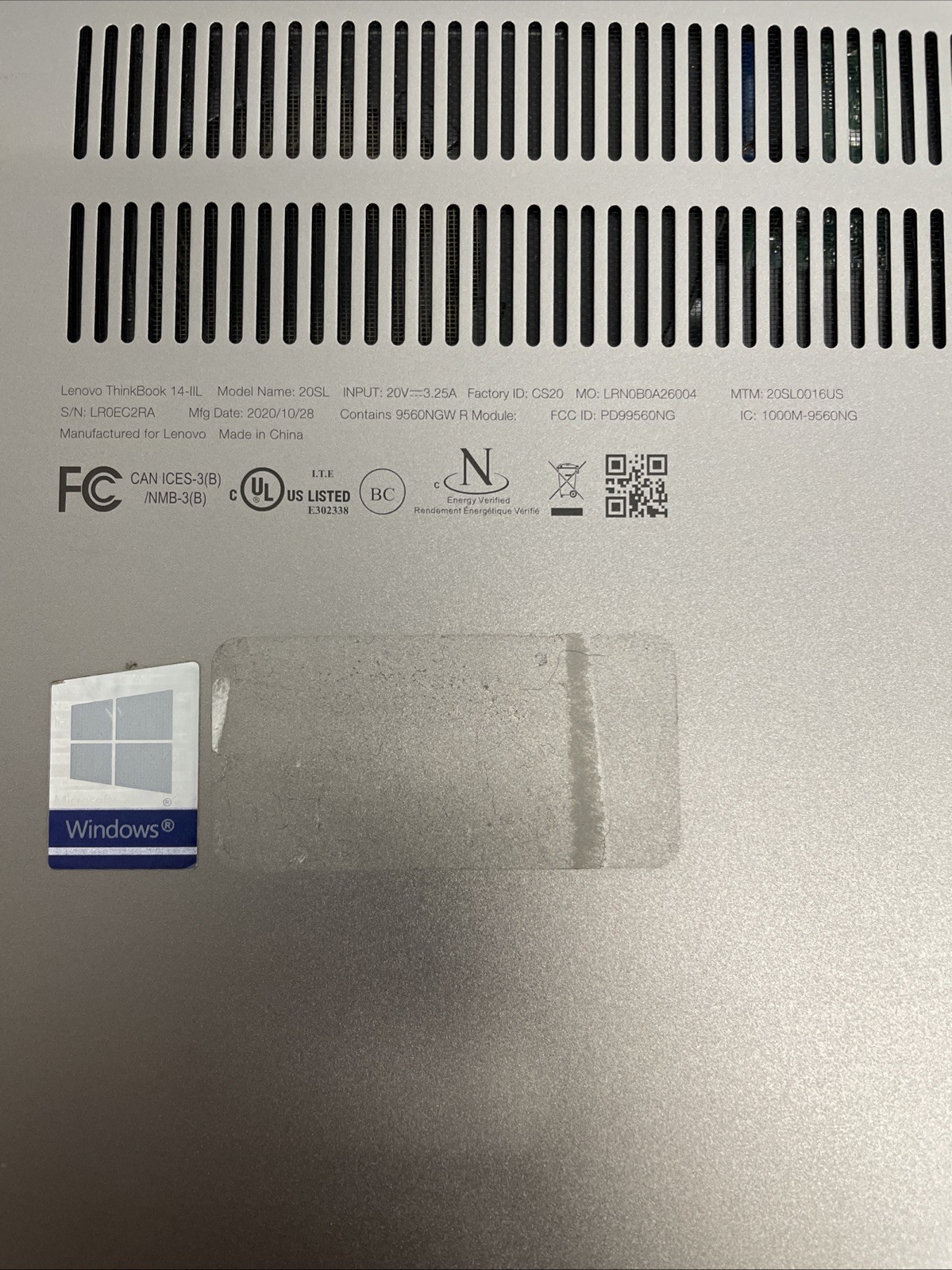 lenovo thinkbook 14-iil 20sl (20SL0016US)