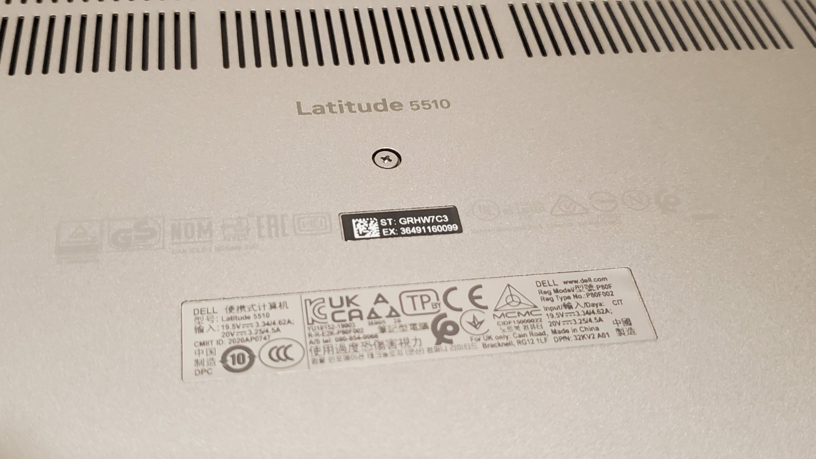 DELL Latitude 5510 Laptop i5-10310U 8GB RAM 256GB NVMe SSD Windows11 PRO mint
