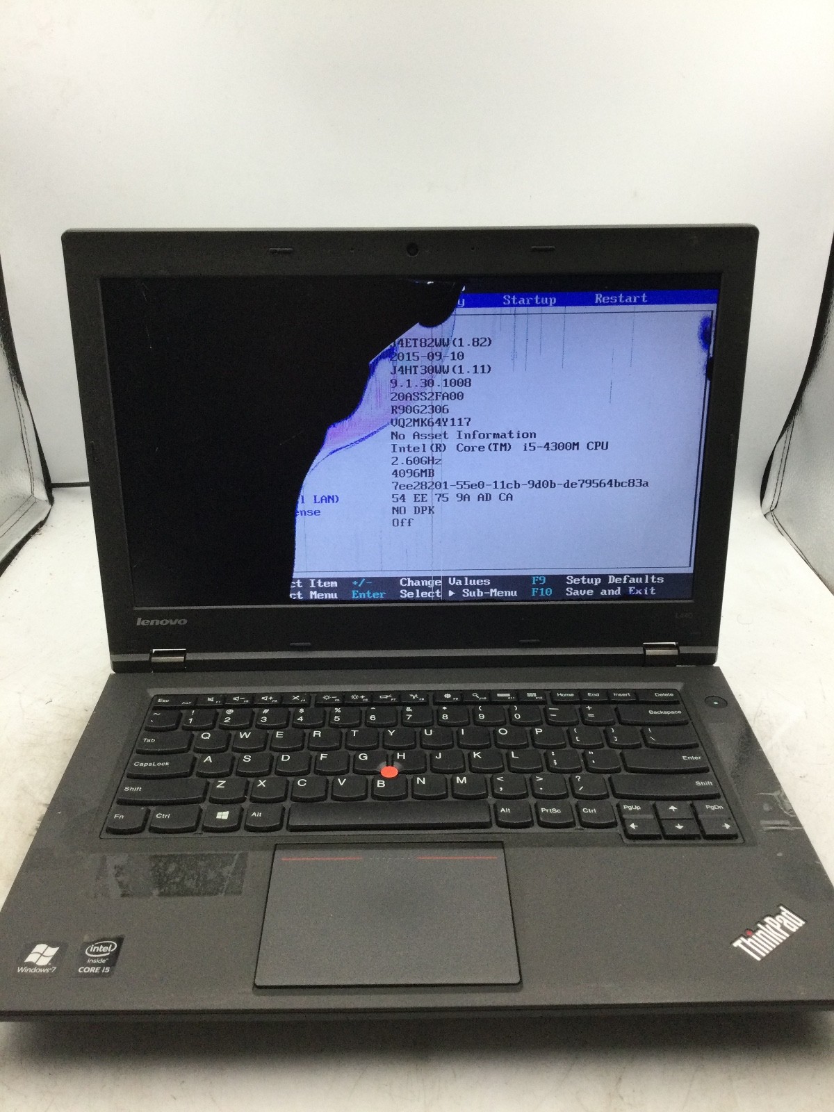 LENOVO THINKPAD L440 – FOR PARTS – INTEL I5 – NO RAM – READ DESCRIPTION – BB