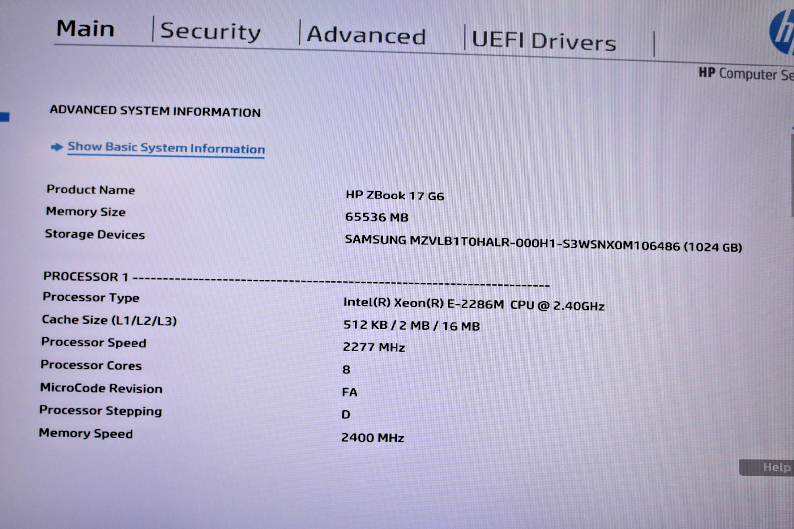 HP ZBOOK 17 G6 WORKSTATION XEON E-2286M 64GB 1TB M.2 SSD RTX 5000 W11PRO T9-A12