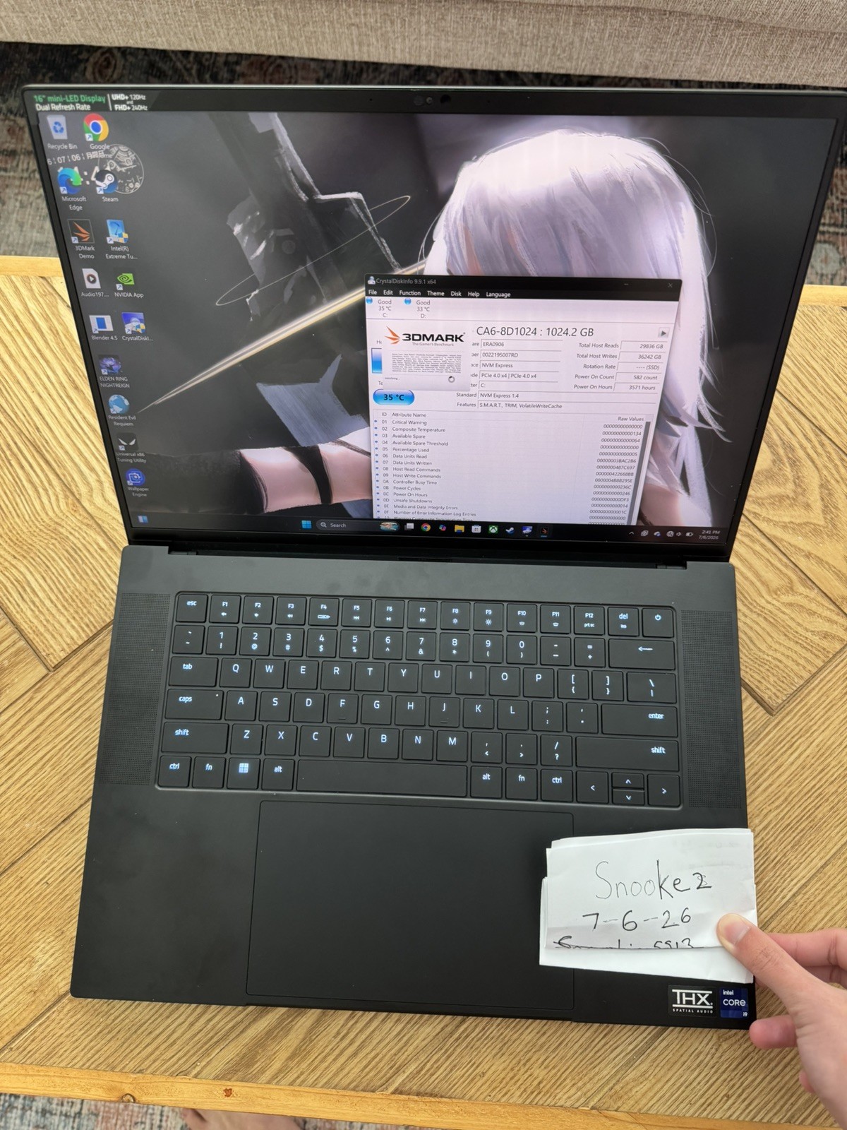 Razer Blade 16 64GB RAM 1TB SSD NVIDIA RTX 4090 4k 120Hz/FHD 240Hz i9-13950HX