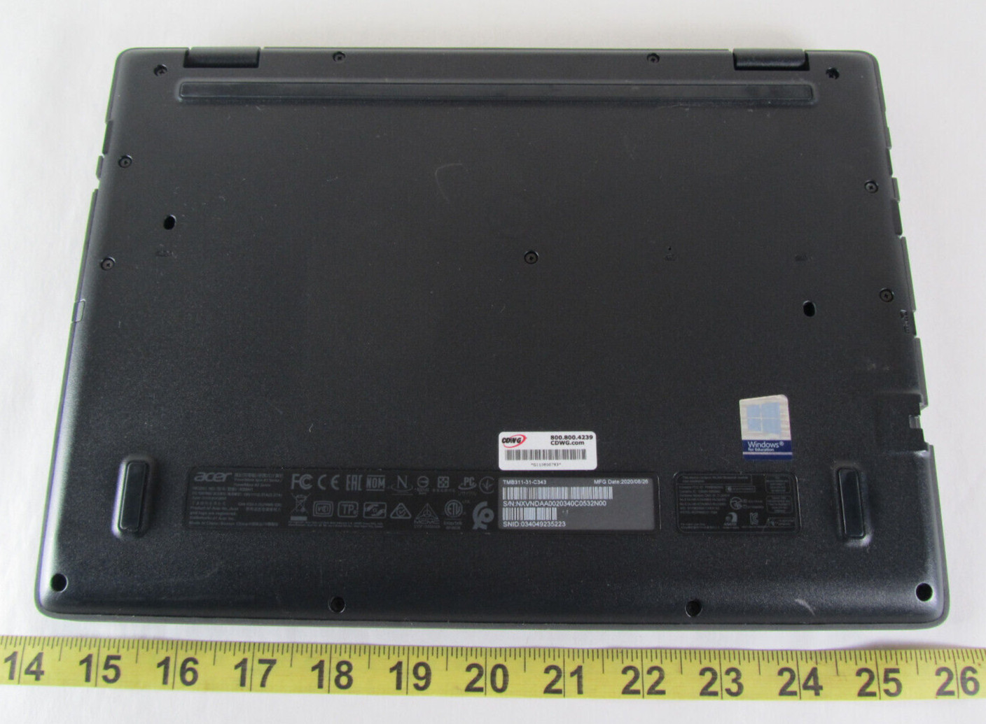 Acer TravelMate B3 B311-31 Student Laptop PC Computer with Charger & Case 64GB