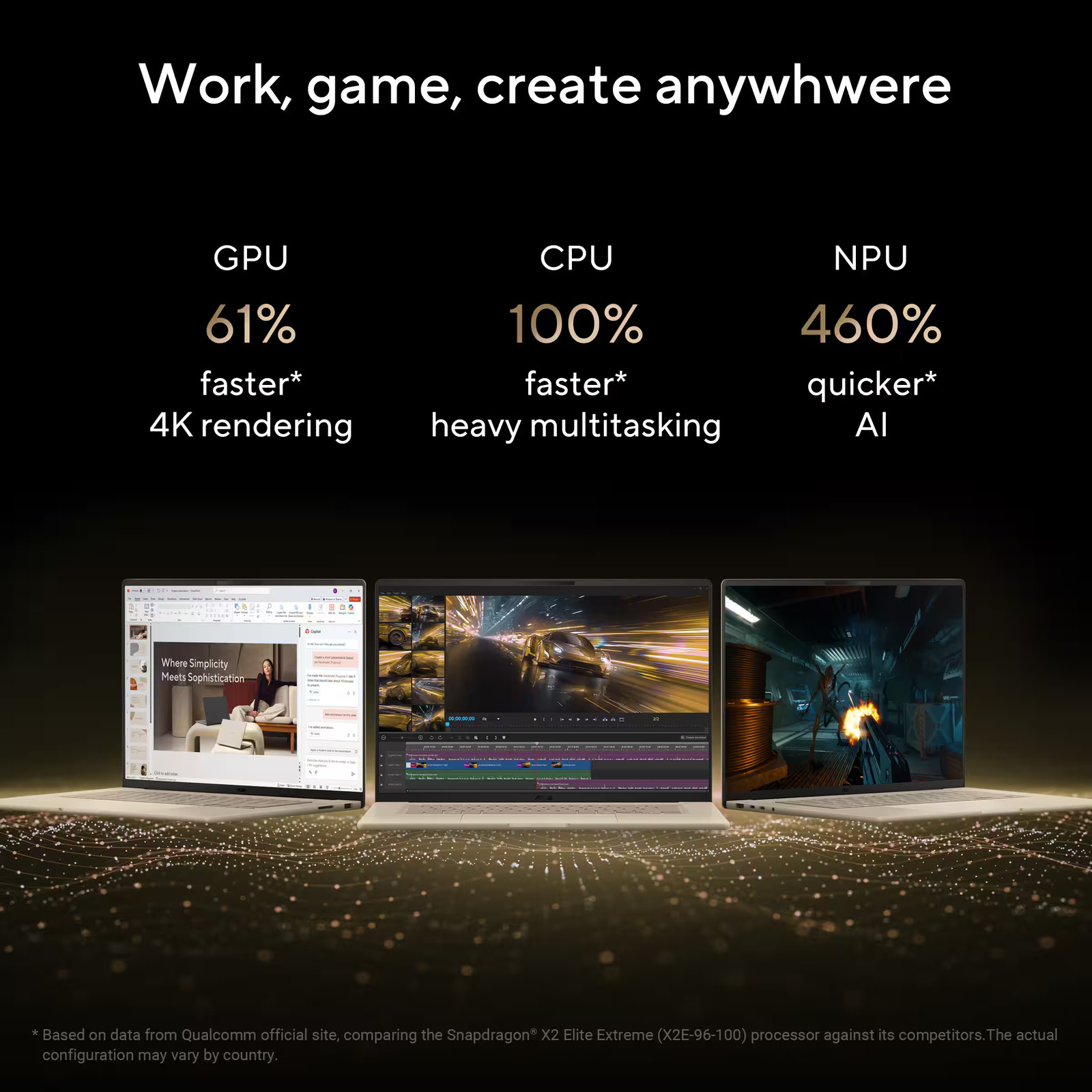ASUS – Zenbook A16 16″ 3K OLED Touchscreen Laptop – Snapdragon X2 Elite Extre…