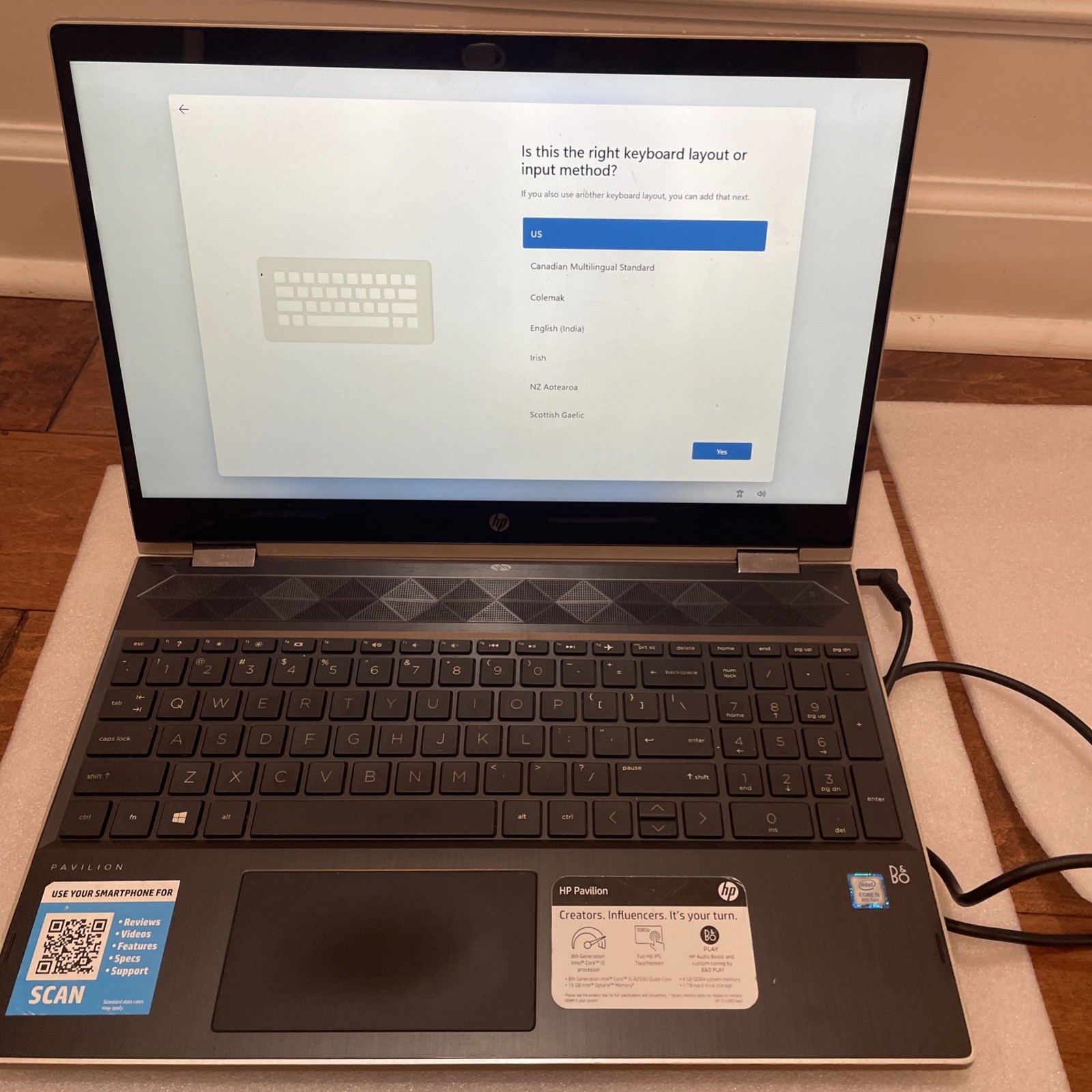 HP Pavilion x360 15 Convertible PC 15.6 Full HD IPS WiFi+Bluetooth Webcam. 1TB