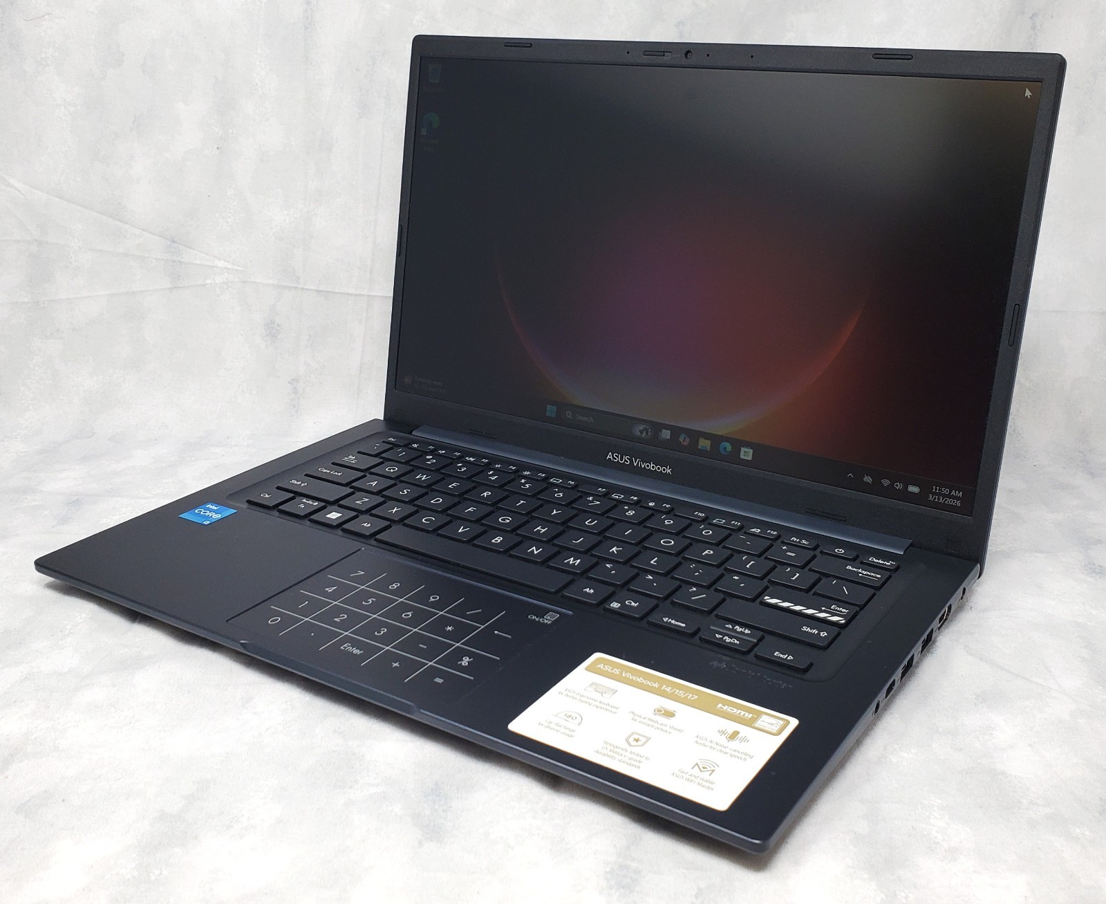 Asus Vivobook X1404Z/ 14″/ i3-1215U 1.2GHz/ 8GB RAM/ 128GB SSD/ Windows 11 Home