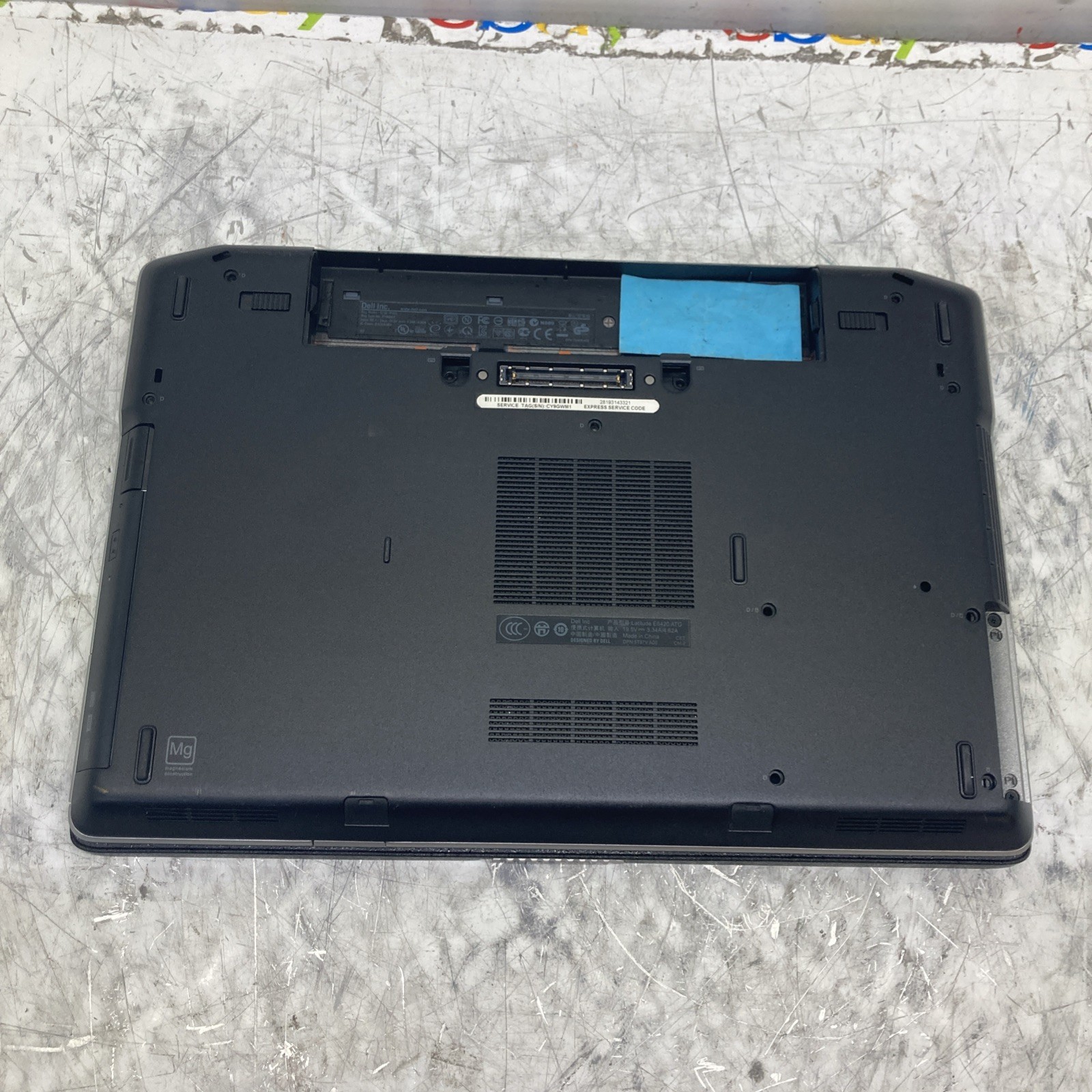 DELL LATITUDE E6420 ATG Intel Core i5-2540M 2.60GHZ 4GB No HD Boot to BIOS