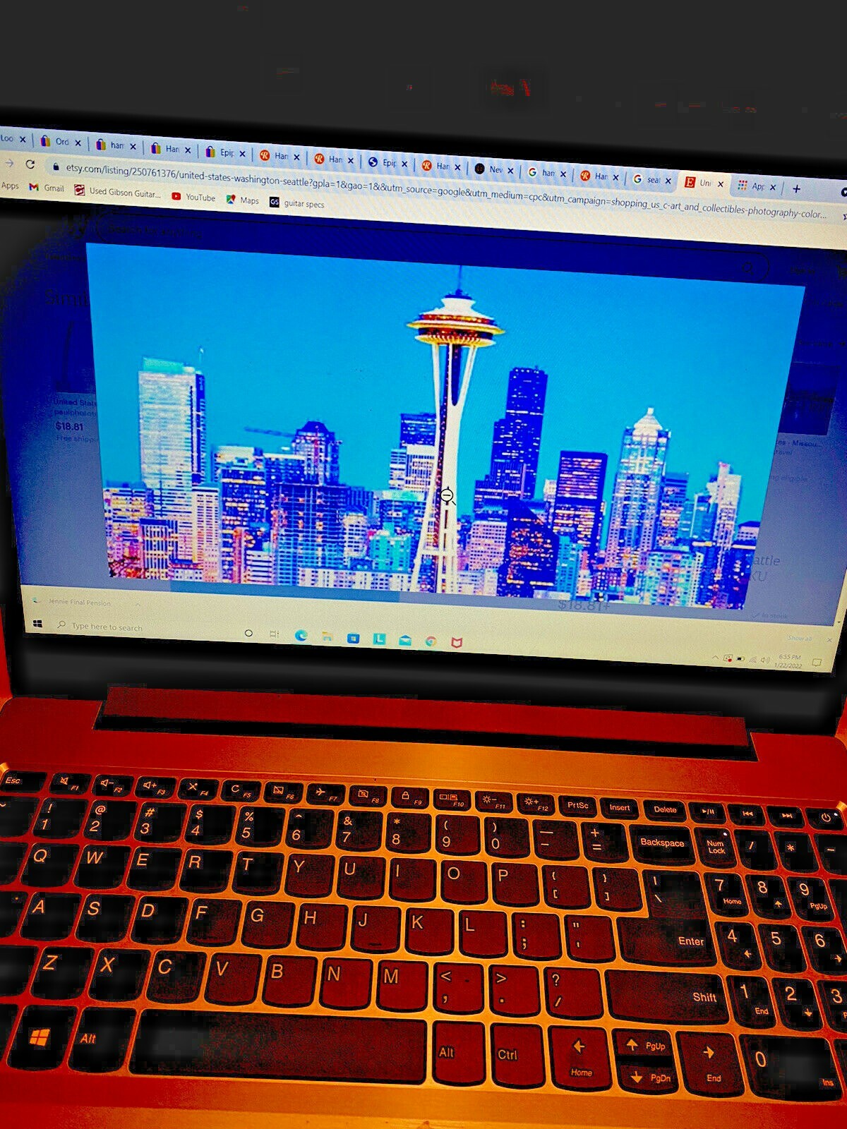 Lenovo 15.6” IdeaPad L340 Laptop i3 2.1GHz 8G 128G Win 10 FHD 1920 X 1080 DVD-RW