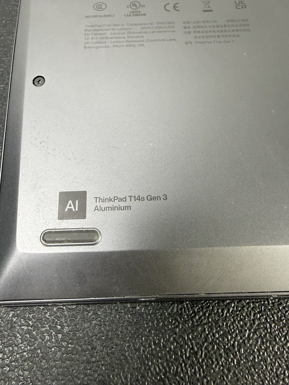 Lenovo ThinkPad T14s Gen 3 Ryzen 7 PRO 6850U 2.69GHz 16GB DDR5 512GB NVMe Touch