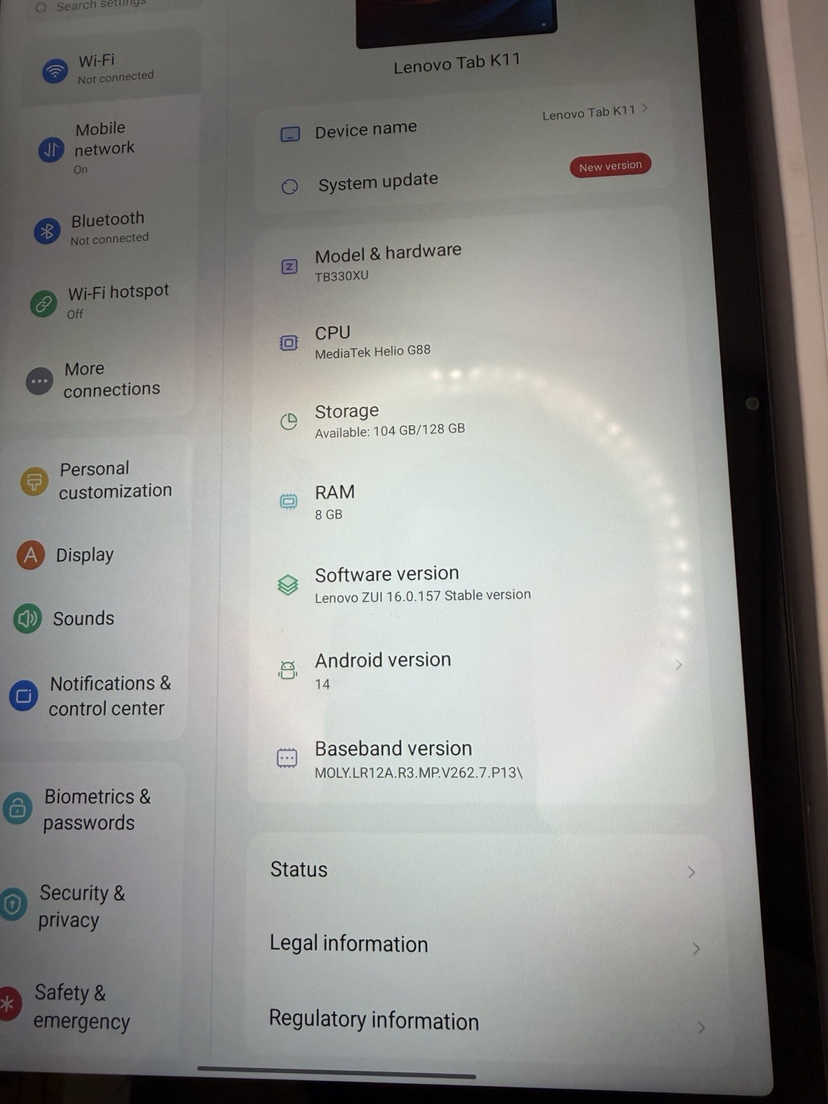 Lenovo Tap K11
