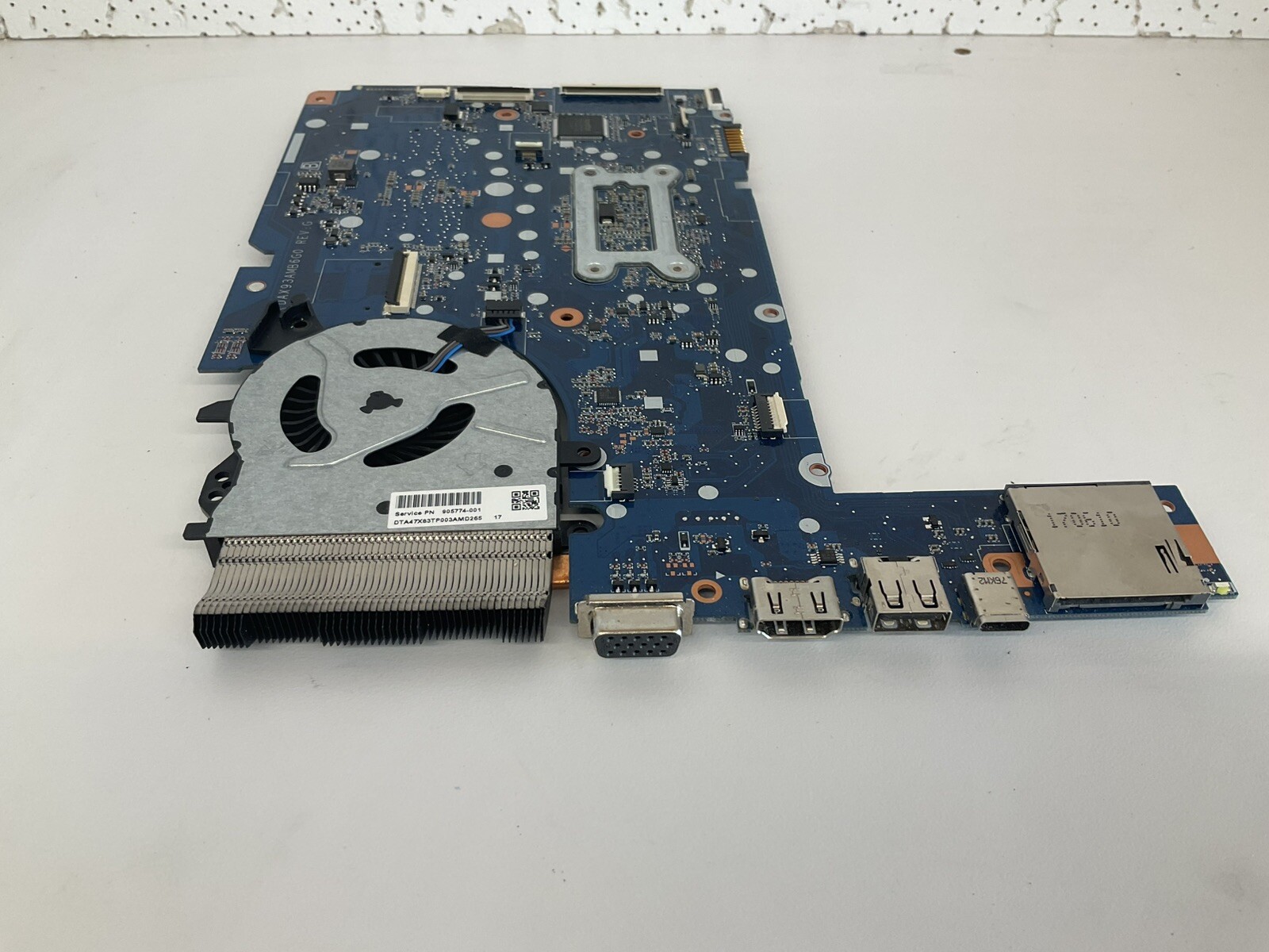 HP ProBook 455 G4 Motherboard AMD A10-9600P RADEON R5, 10 COMPUTE CORES 4C+6G