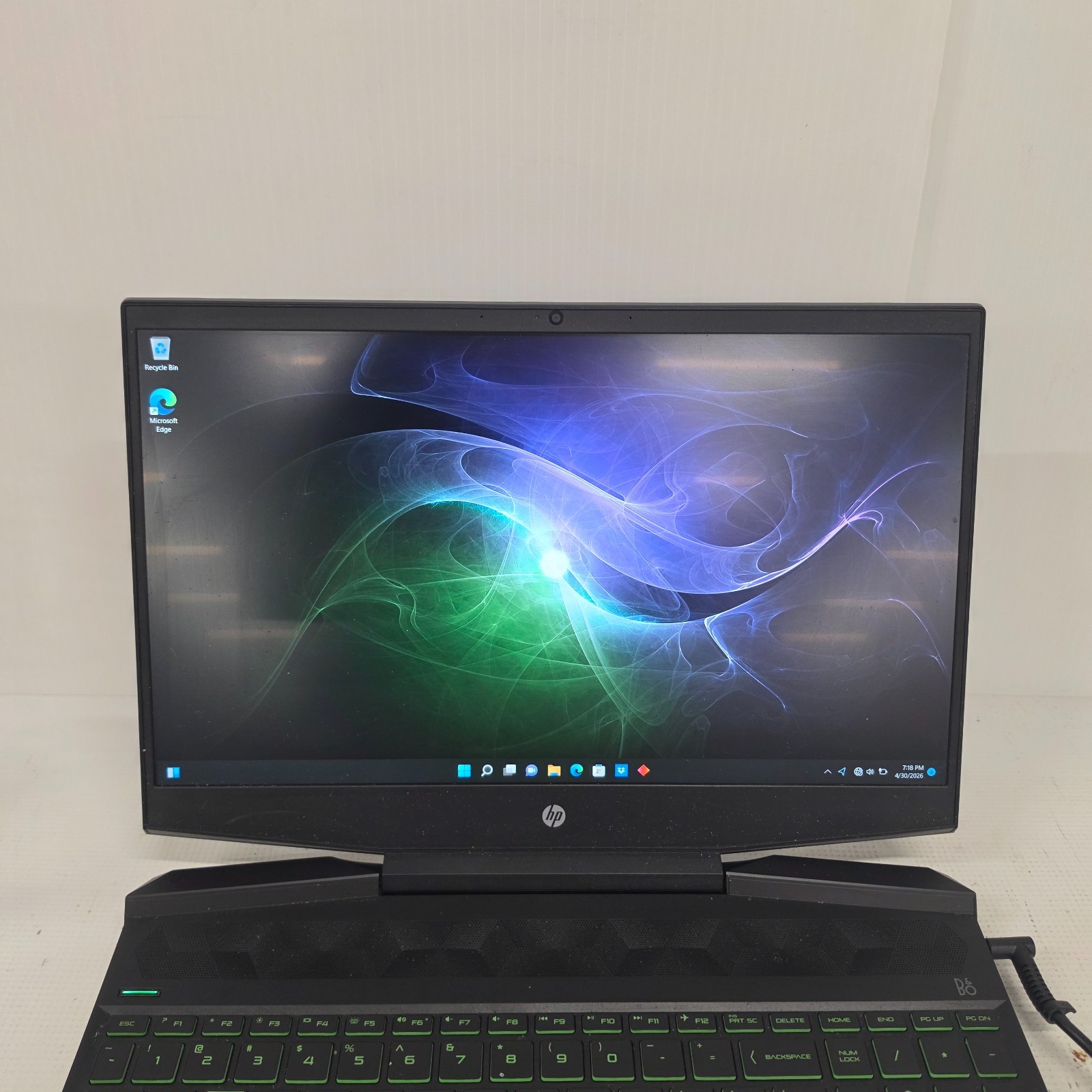 HP Pavilion Gaming Laptop 15-dk0056wm GTX 1650 (needs new battery & charger)