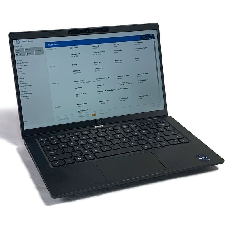 Dell Latitude 7330 13.3″ Laptop i7-1265U 1.8GHz 16GB 512GB NVMe SSD – Win 11