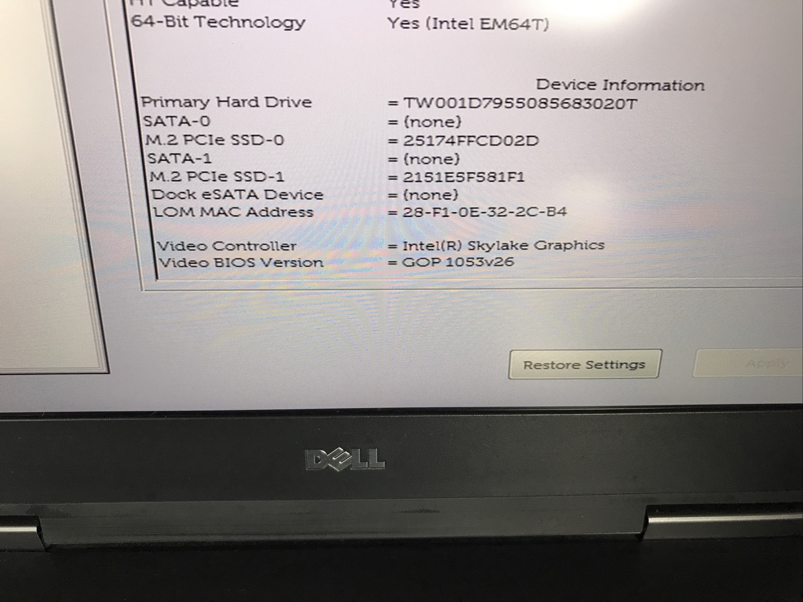 Dell Precision 7710 Intel Xeon E3-1535M 2.90GHz 64GB RAM 1TB+ 512 GB NVMe Win11P