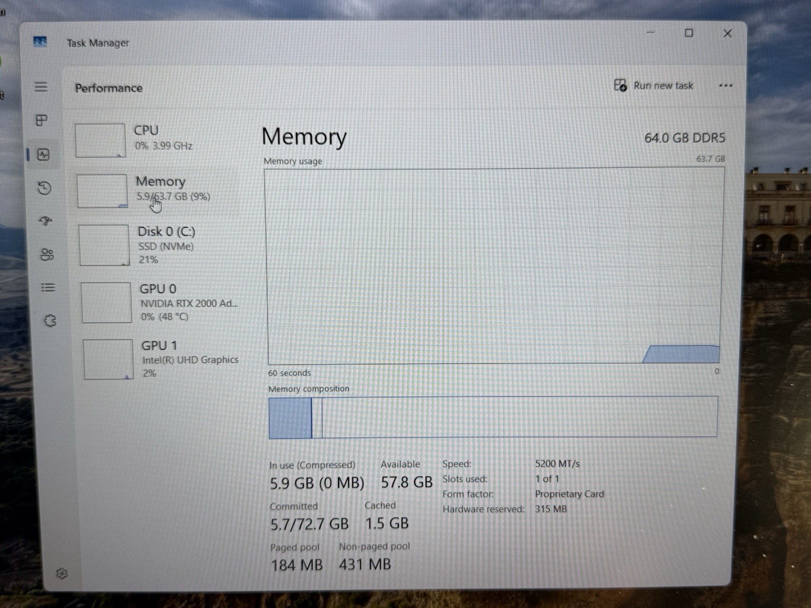 Dell Precision 7680 16″ i7-13850HX 64GB Ram 1TB SSD RTX 2000 Ada