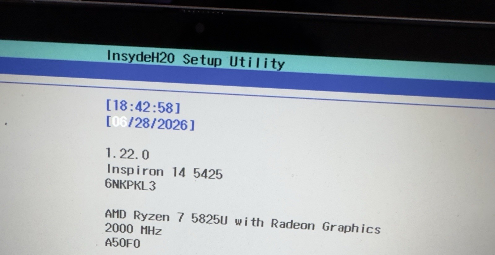 DELL INSPIRON 14 5425 | AMD RYZEN 7 5825U | NO HD | 16GB | NO OS