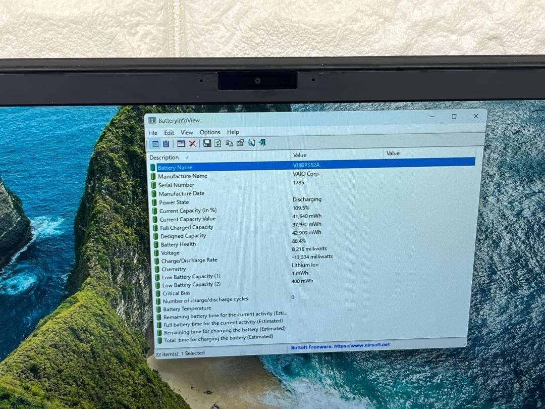 VAIO Pro PJ VJPJ13C11N i5-1035G1 8GB 256GB NVMe SSD 12.5″ FHD Win11 Pro