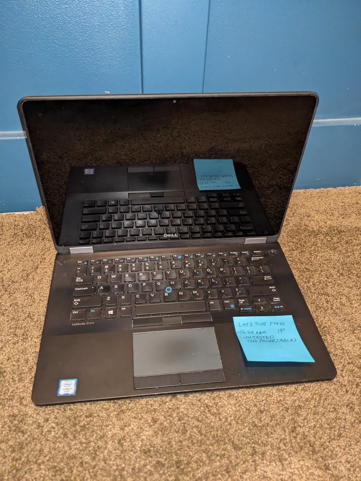 Dell Laptop Lot (4) Latitude 7480, E5550, F7470, Inspiron 5000 For Parts Repair