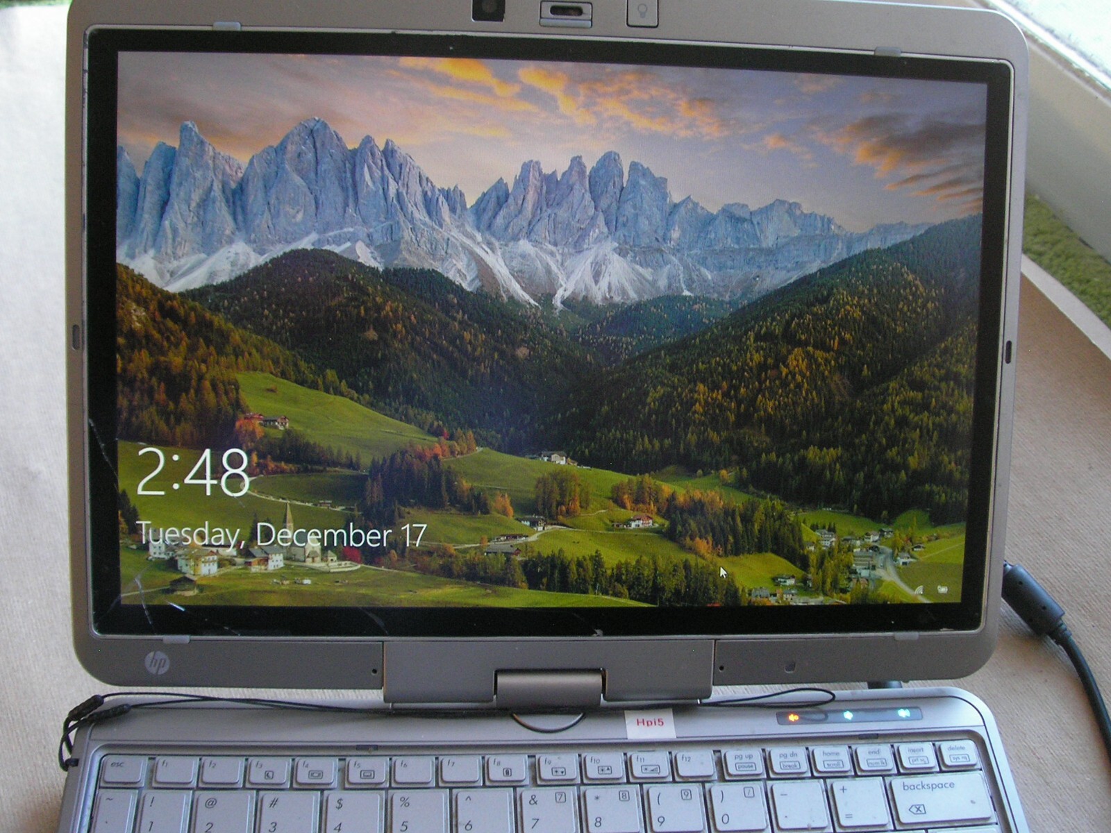 HP EliteBook 2740p Laptop 12″ i5 M540 @2.53 Ghz 64 bit 4gb Ram and No hard drive