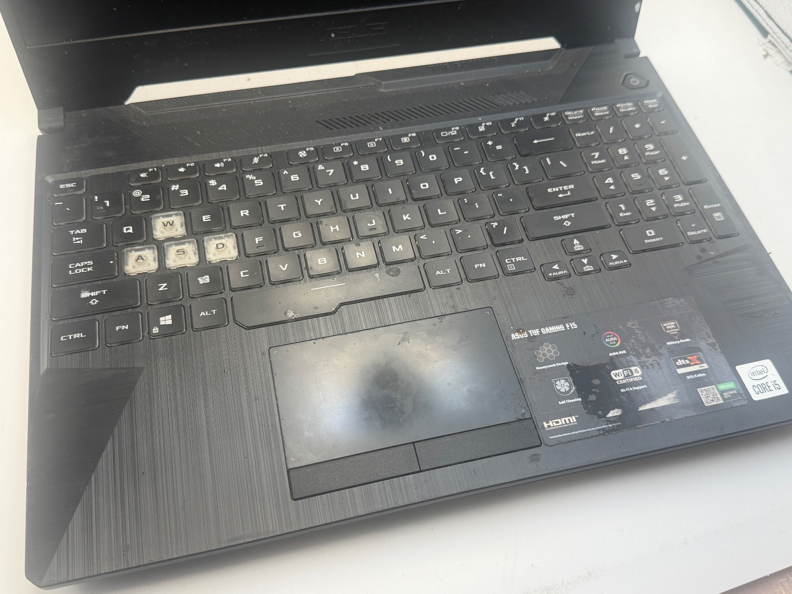 ASUS TUF F15 Gaming Laptop 15.6” i5-10300H FX506LH-AS51 AS-IS NO POWER GOOD LCD