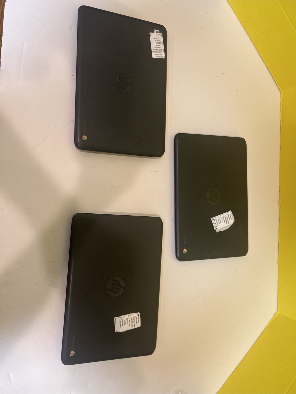 3 HP Chromebook 11 G6 EE Laptops For Parts or Repair