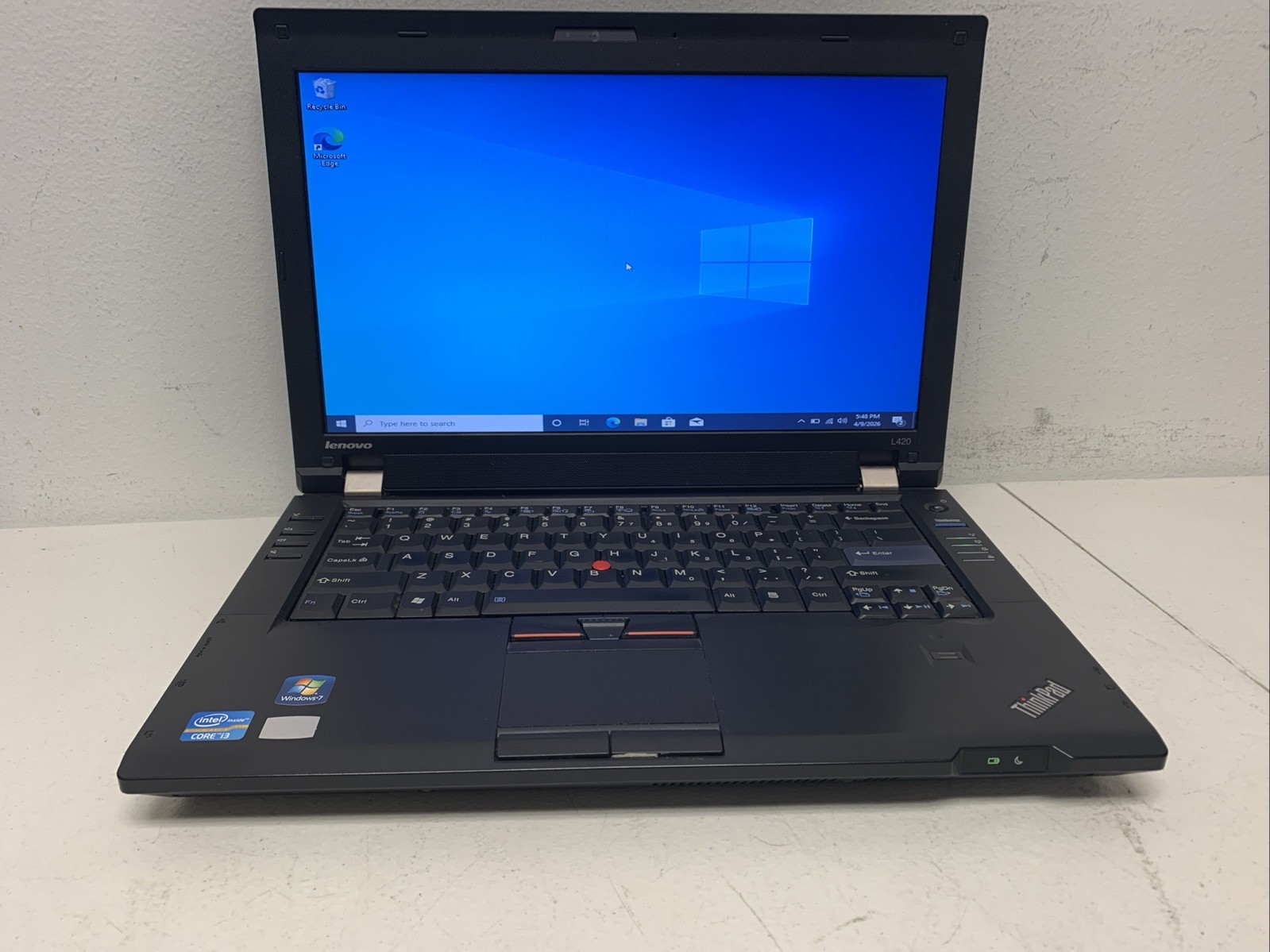 Lenovo ThinkPad L420 i3-2310M 2.10Ghz 4GB Ram 250gb SSD Wind 10 Pro