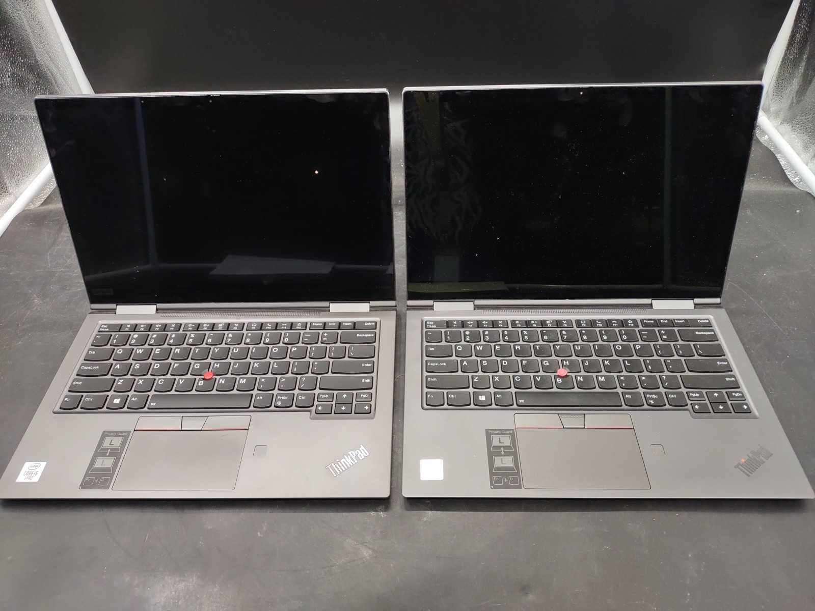 Lot of 2 Lenovo Thinkpad X1 Yoga Gen 5 i5 10310U @ 1.70GHz 16GB RAM NO SSD NO OS