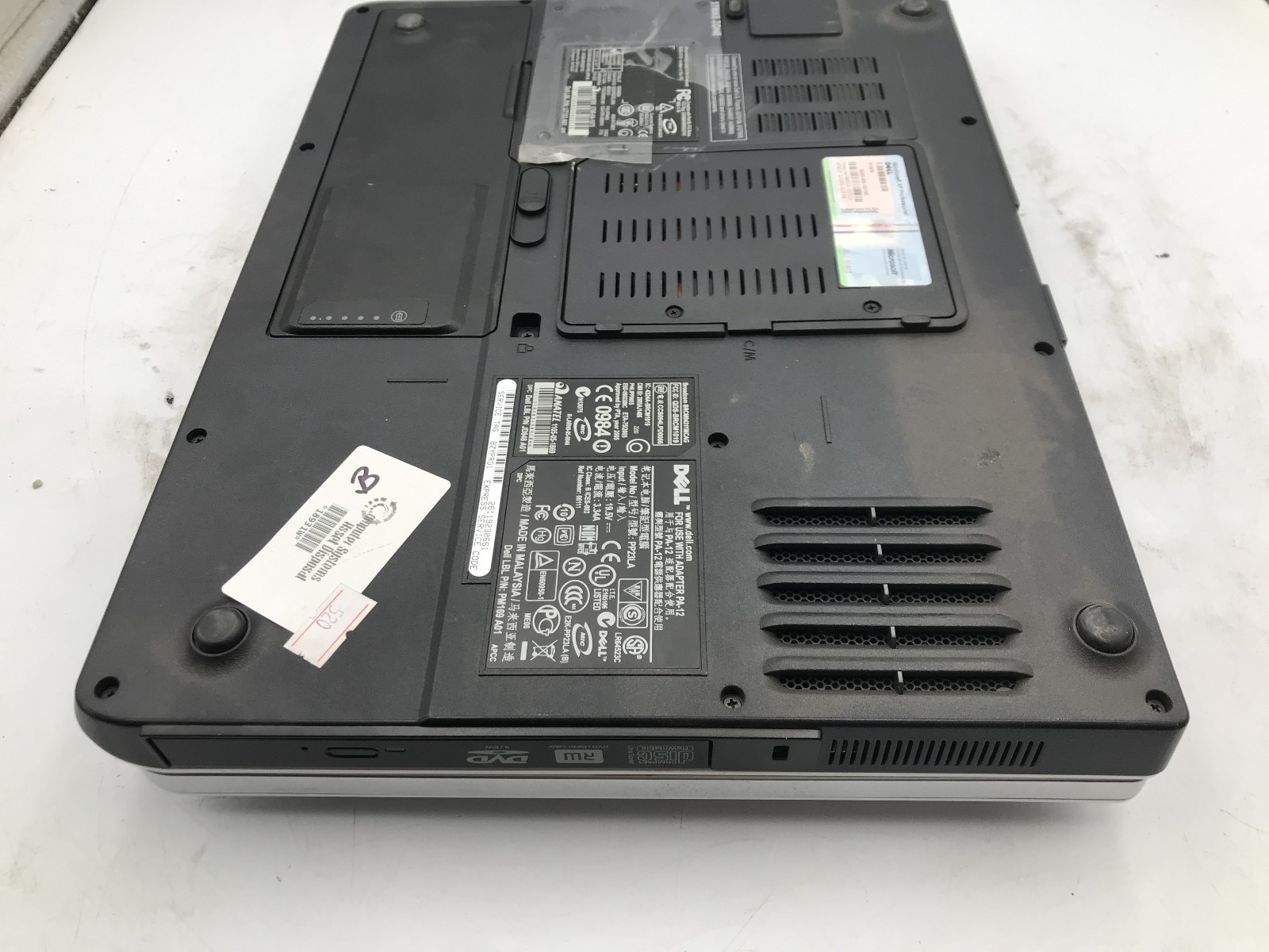 DELL INSPIRON 1501 – BOOTS TO BIOS – AMD TURION 64 X2 – NO RAM -READ DESCRIP- BB