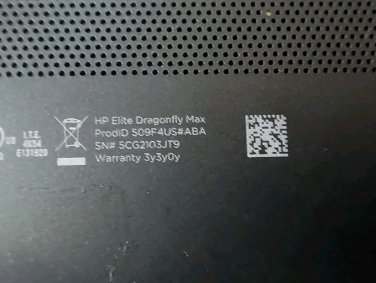HP Elite Dragonfly Max i7‑1185G7 32GB 256GB SSD 13.3in FHD 5G LTE Win11 Pro