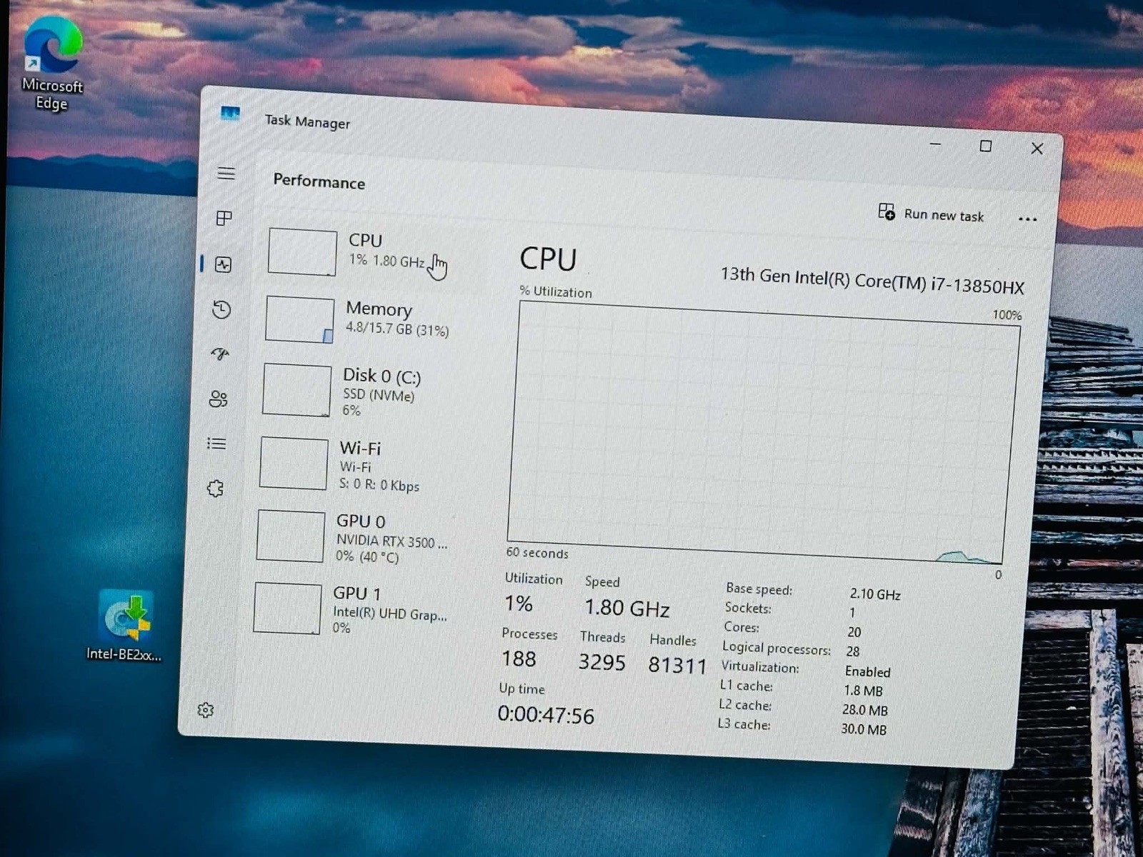 Nvidia RTX 3500 ADA-12Gb GPU Dell Precision 7780 17.3in i7 13th Gen W11 Pro