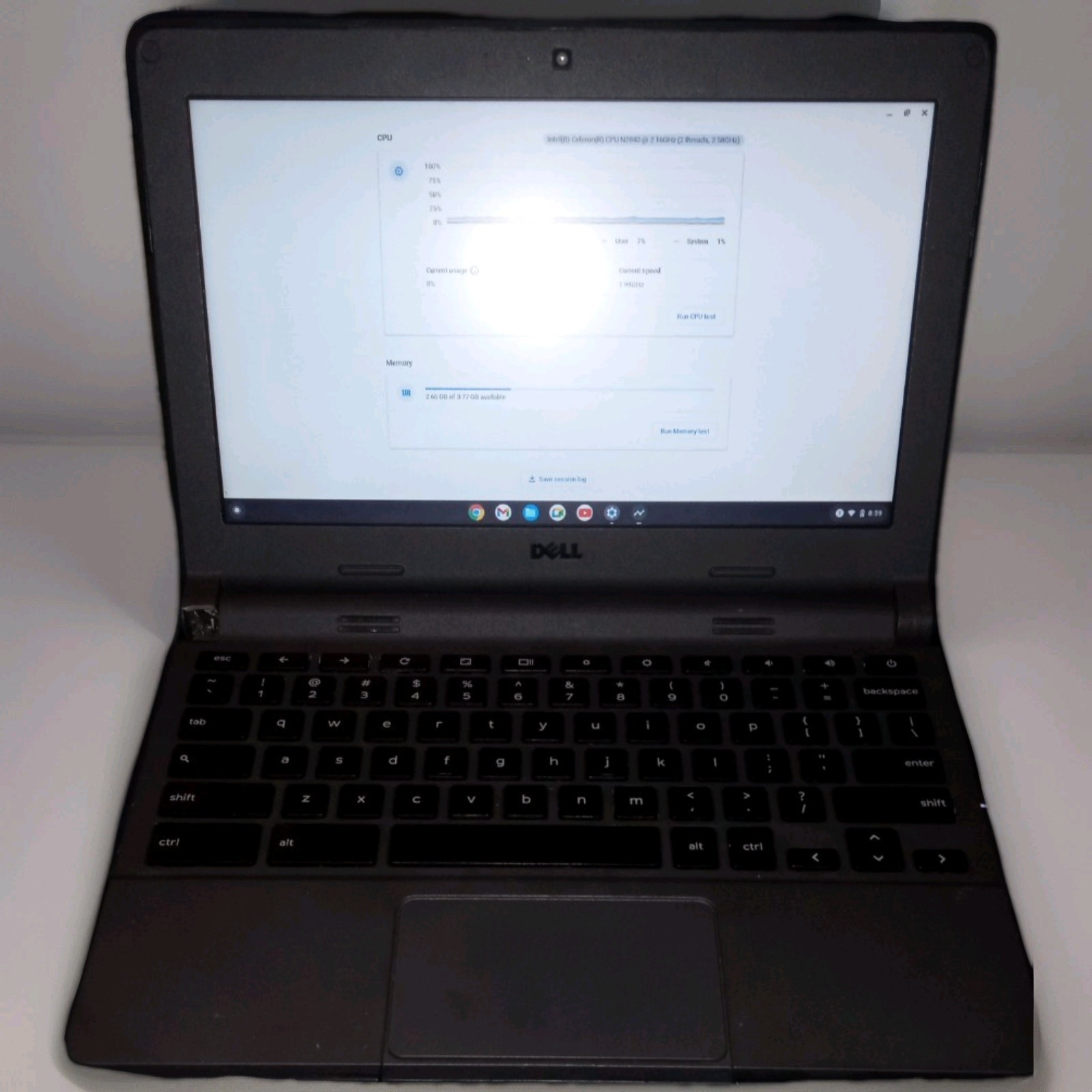 Dell 11 3120 Intel Celeron N2840 11.6in 2.16GHz 16GB SSD Chromebook – Black