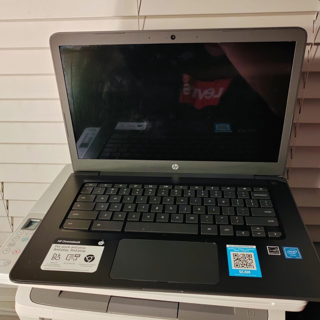 HP Chromebook 14″ Intel Celeron N3350 / 4GB RAM / ChromeOS – Fully Working