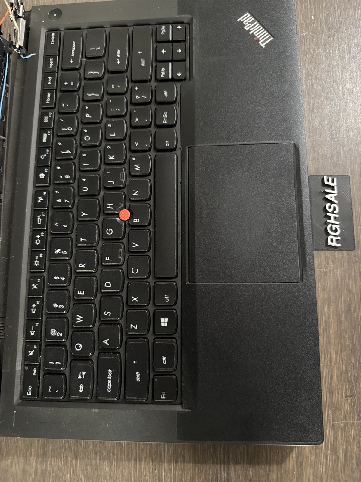 Lenovo Thinkpad UNKNOWN MODEL Severe bezel damage UNTESTED AS IS FOR PARTS