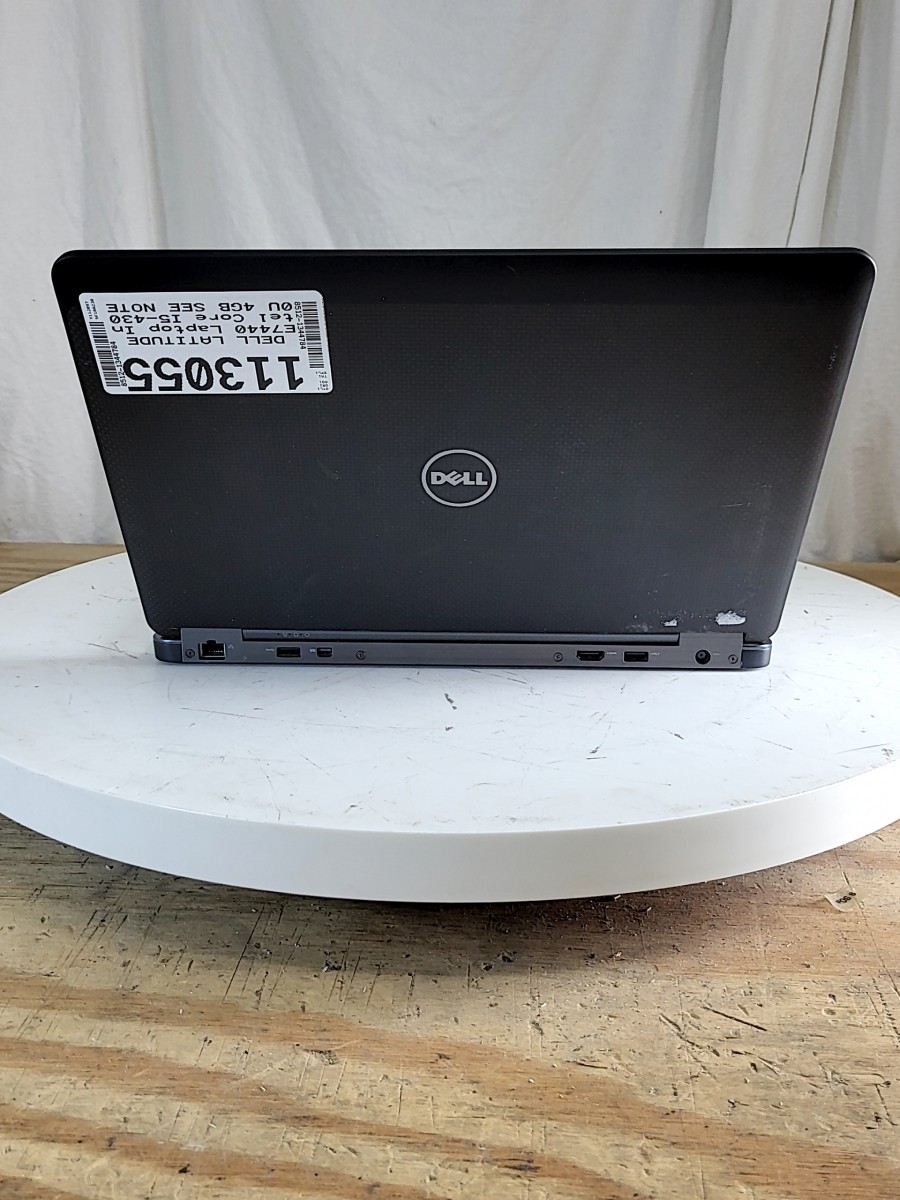 DELL LATITUDE E7440 Laptop Intel Core I5-4300U 4GB SEE NOTES