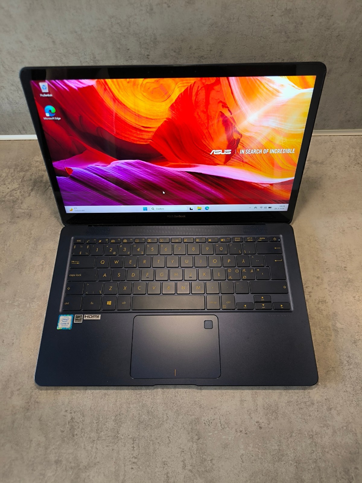SUS ZenBook UX490UA – Ultra-Slim Premium Ultrabook | i5 | 8GB RAM | 512GB NVMe