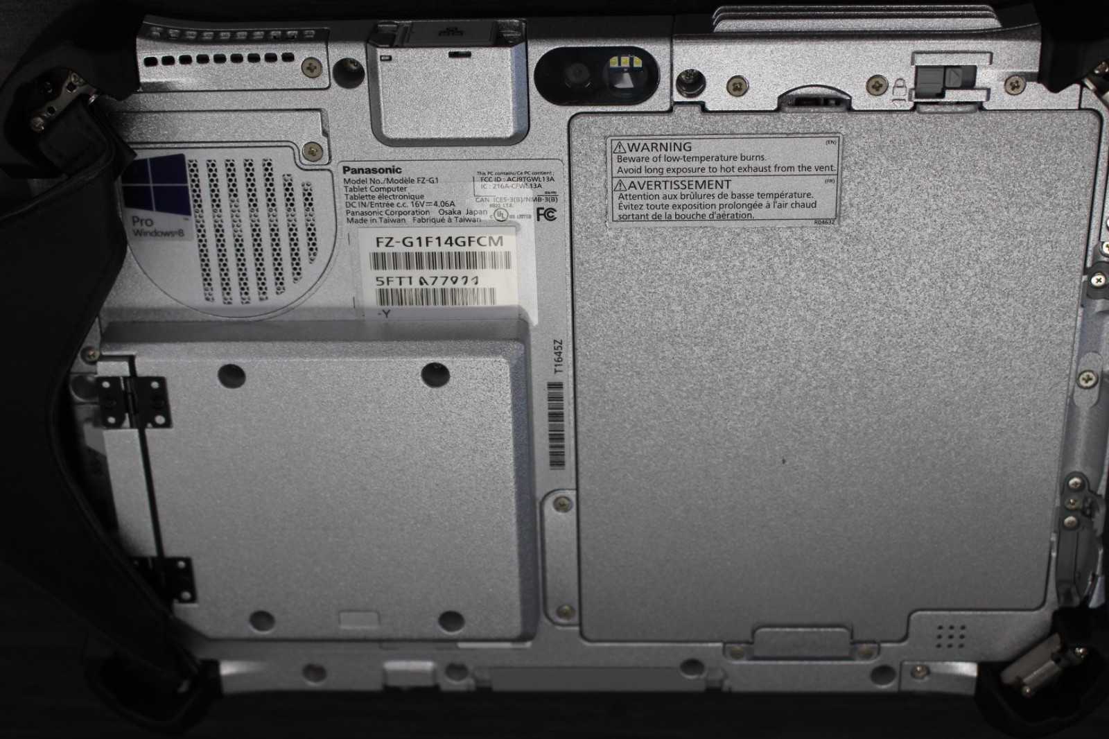 Panasonic Toughbook FZ-G1 MK2 Core I5-4310U 8GB 256GB, LAN, 4G, Standard Battery